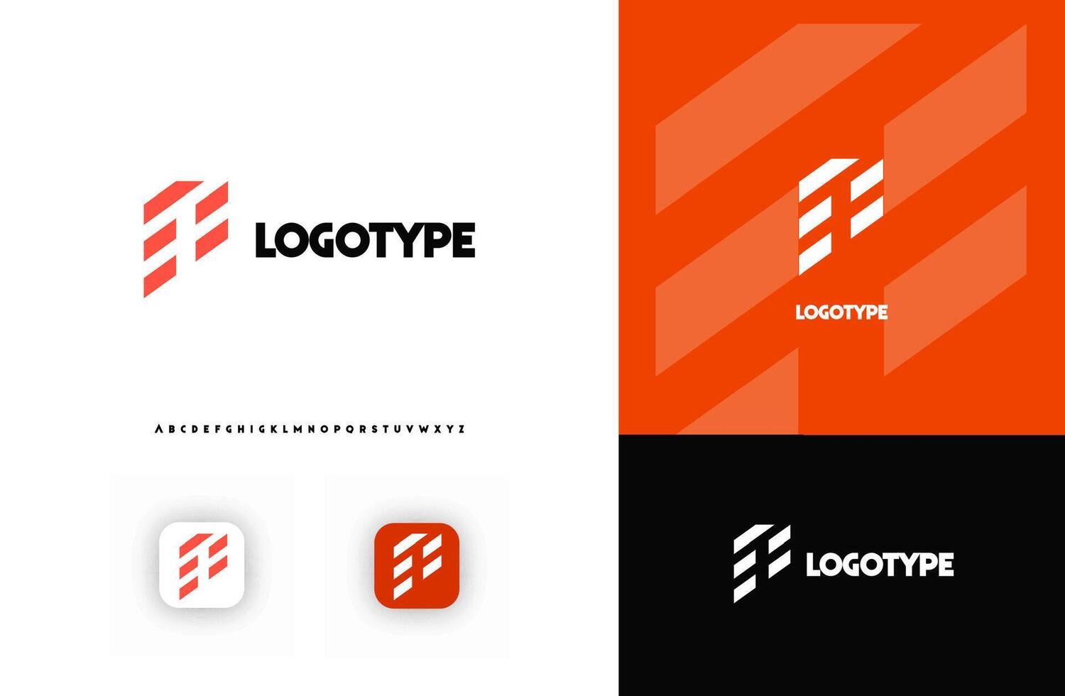 Bold diagonal stripes creating geometric shapes letter P logo for technology, finance, banking, cryptocurrency, corporate branding, architecture, construction, real estate. illustration vector