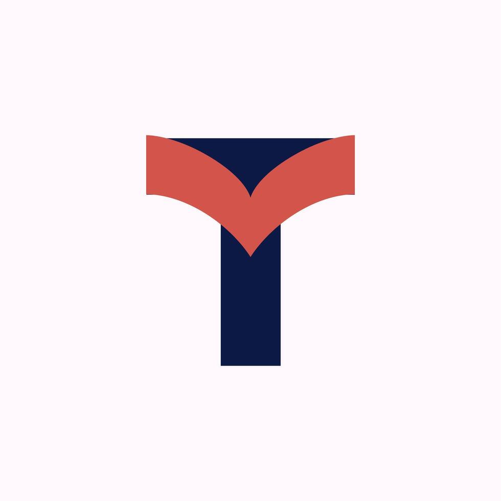 Book Lettermark Letter t Logo Template vector