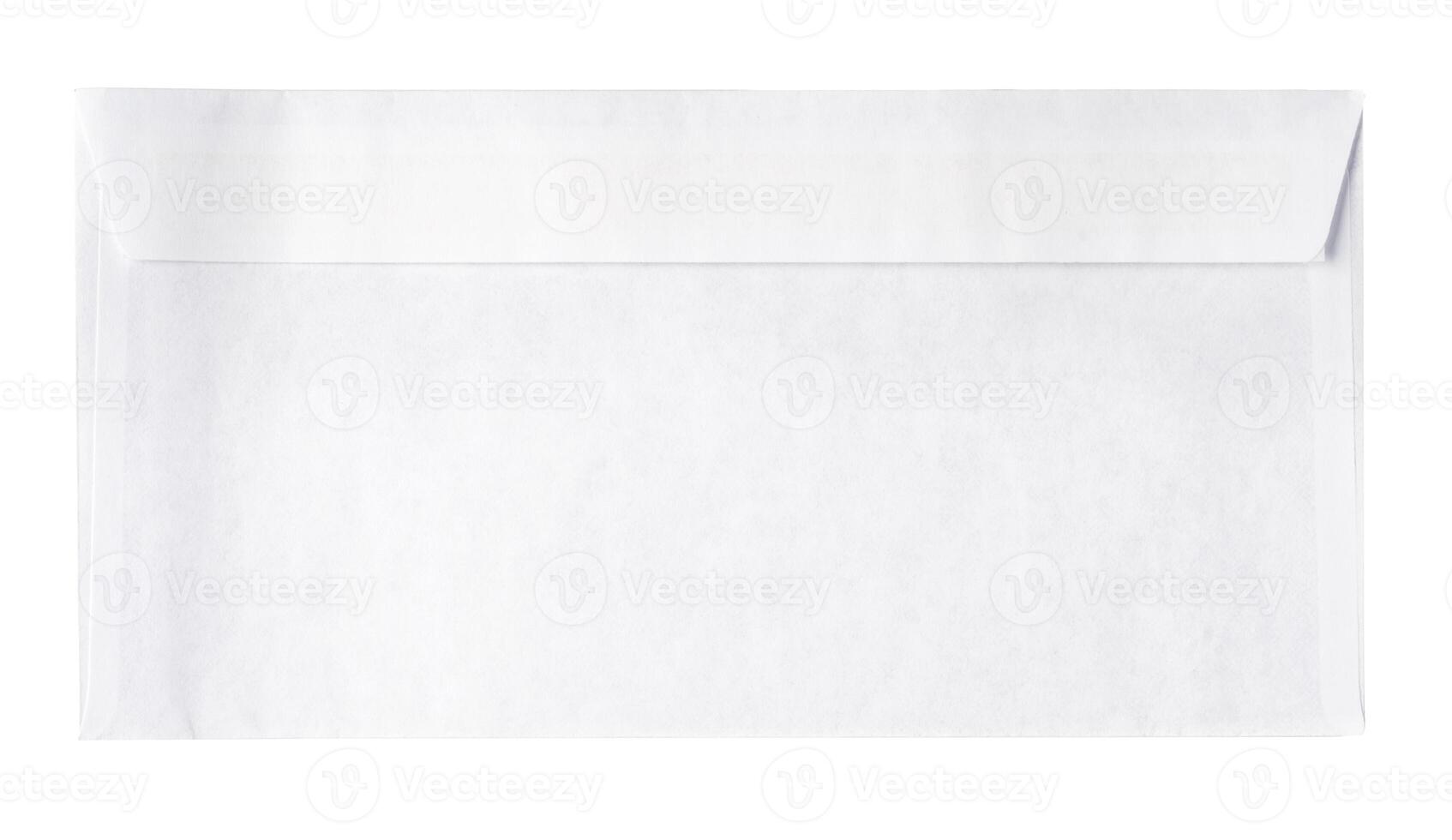 White envelope C4 isolated background. top view photo