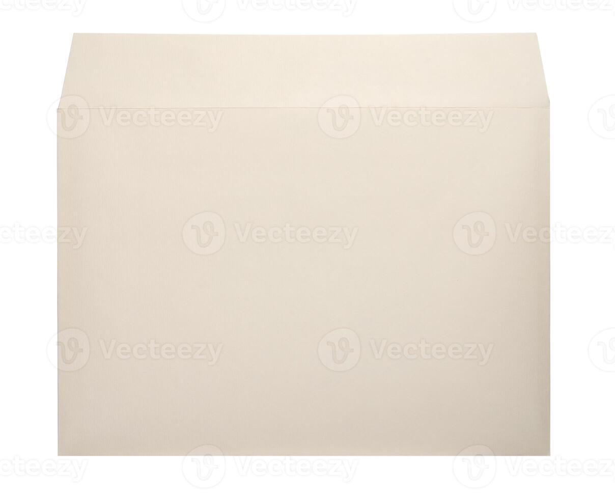 White envelope C4 isolated background. top view photo