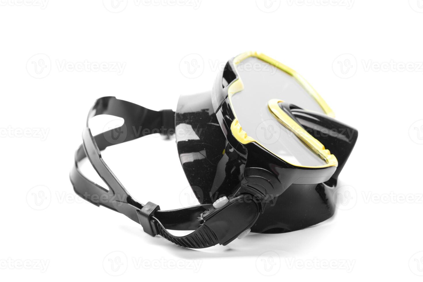 diving mask isolated on white background photo