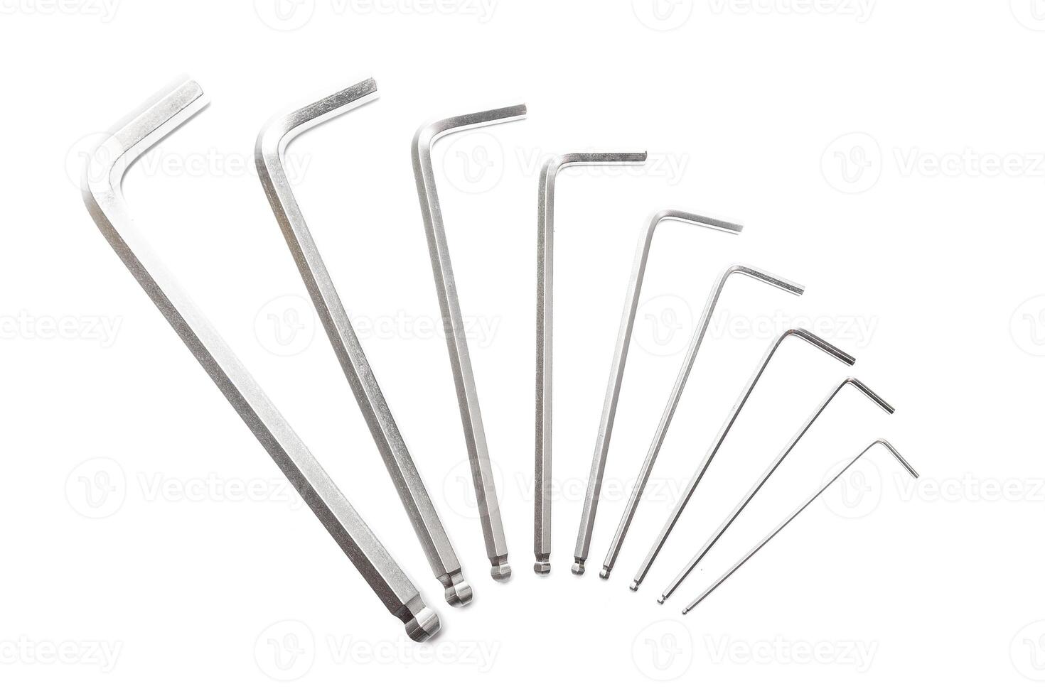 Word from hex keys on white background photo