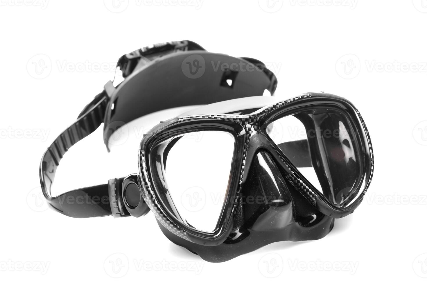 diving mask isolated on white background photo