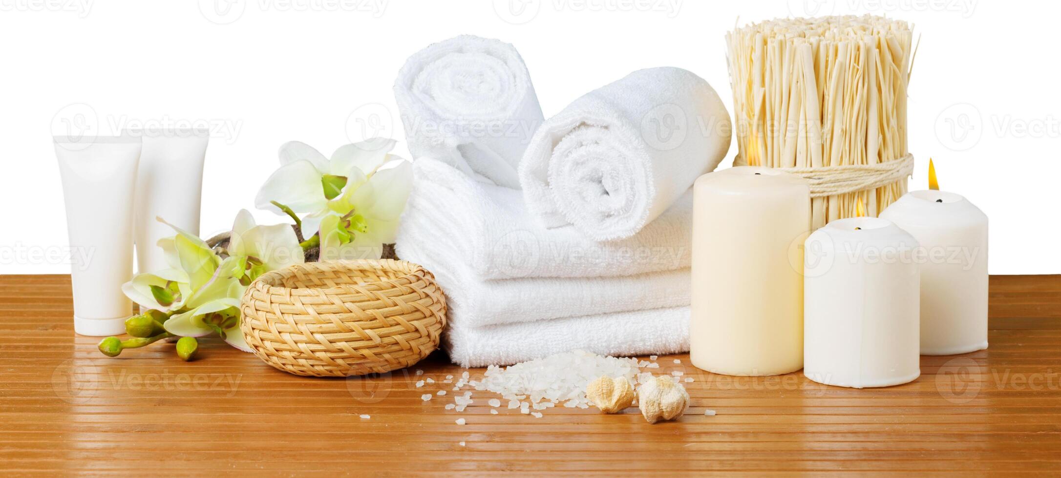 Composition of spa treatment photo