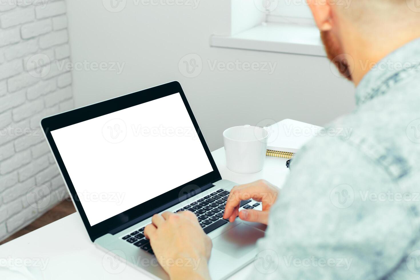 business person working from home photo