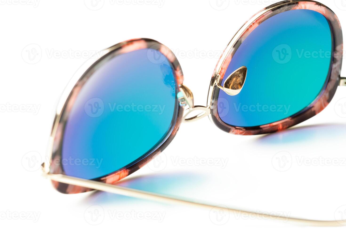 Fashion sunglasses isolated on white photo