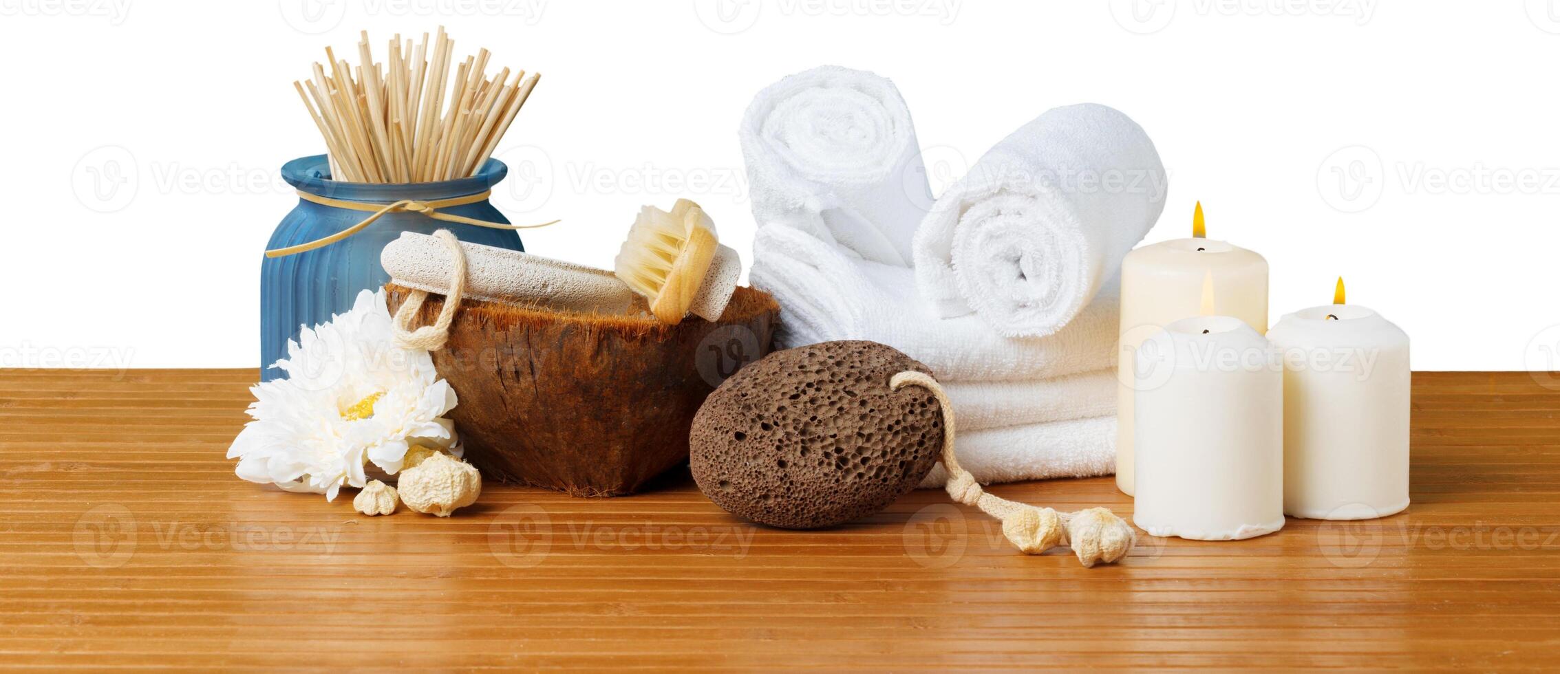 Composition of spa treatment photo