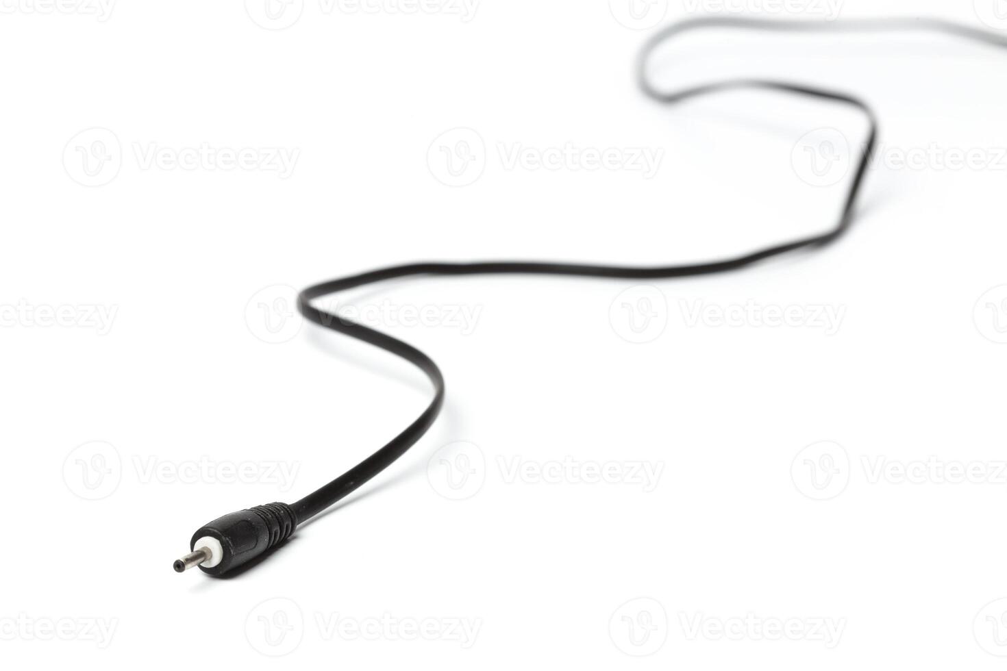 Electric power adapter isolated on white background photo