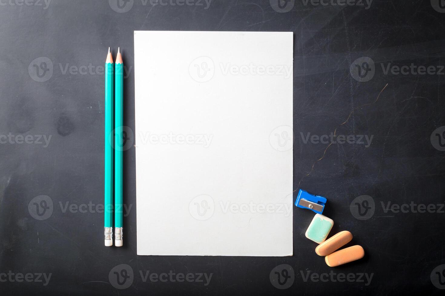 School supplies close-up photo