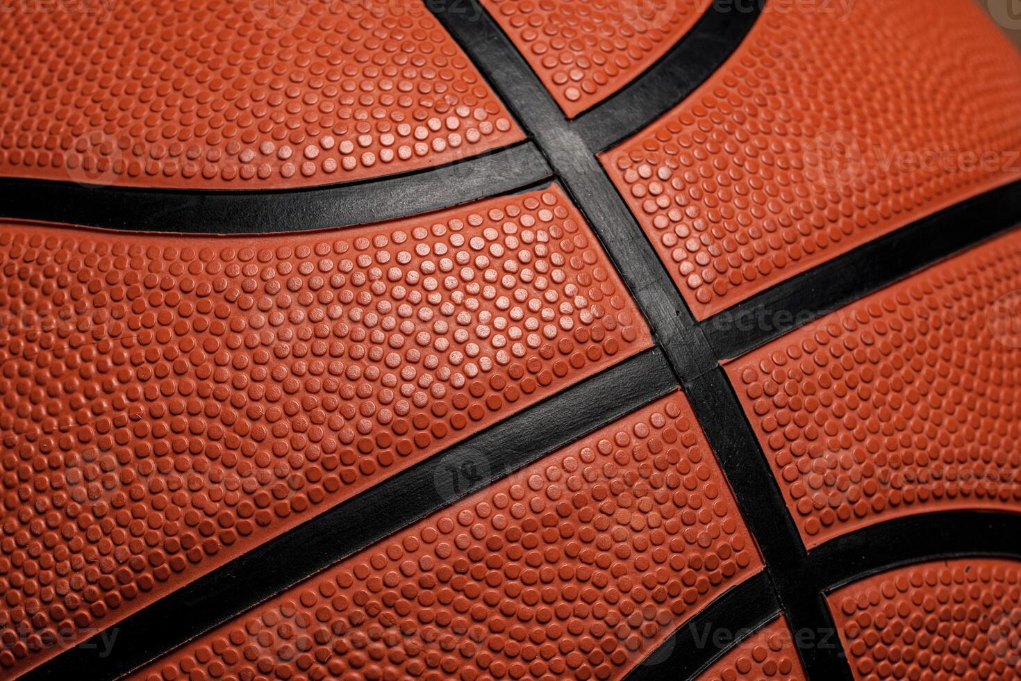 Close up photo of new basketball ball