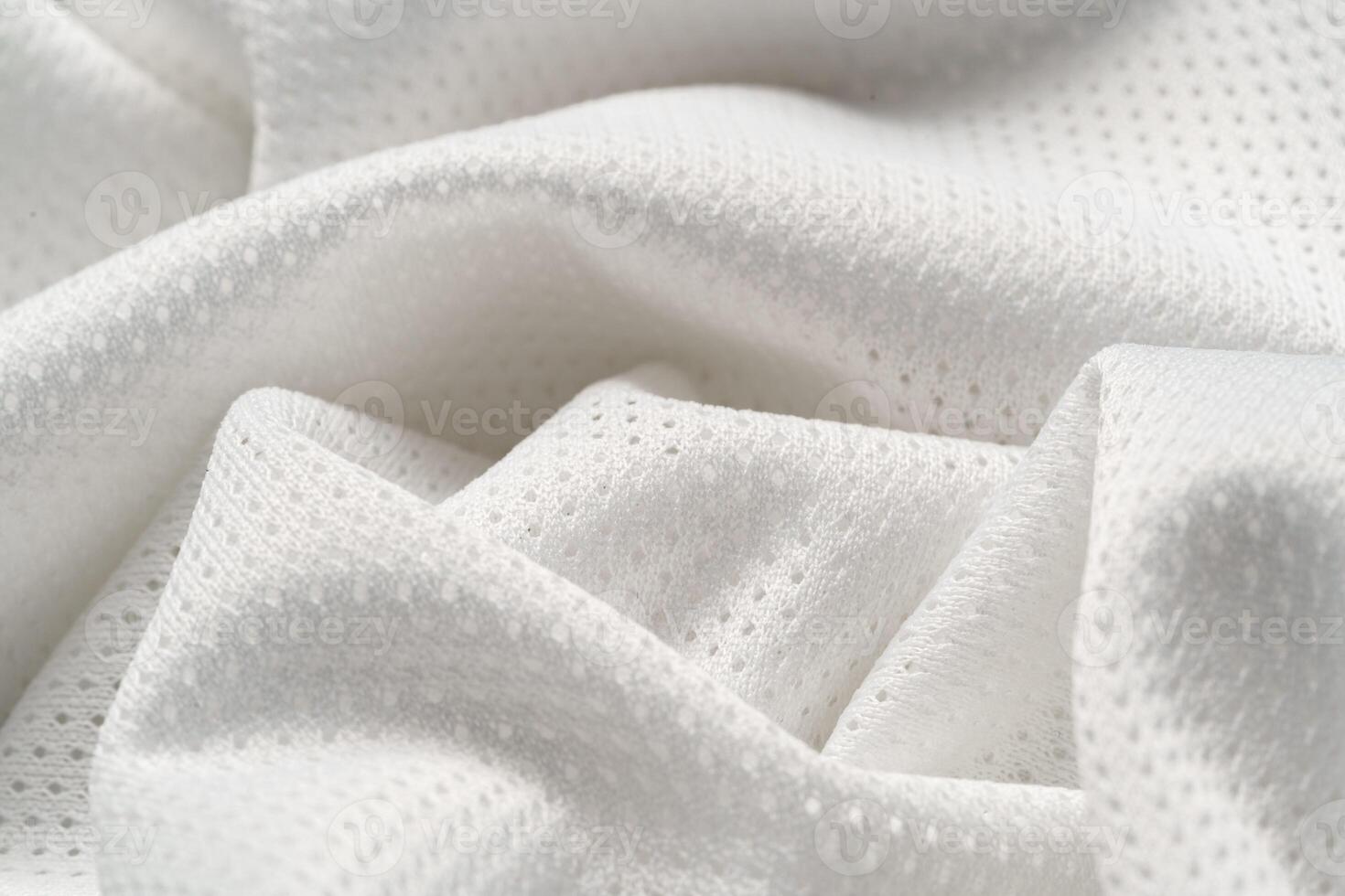 White jersey clothing fabric texture background close up photo