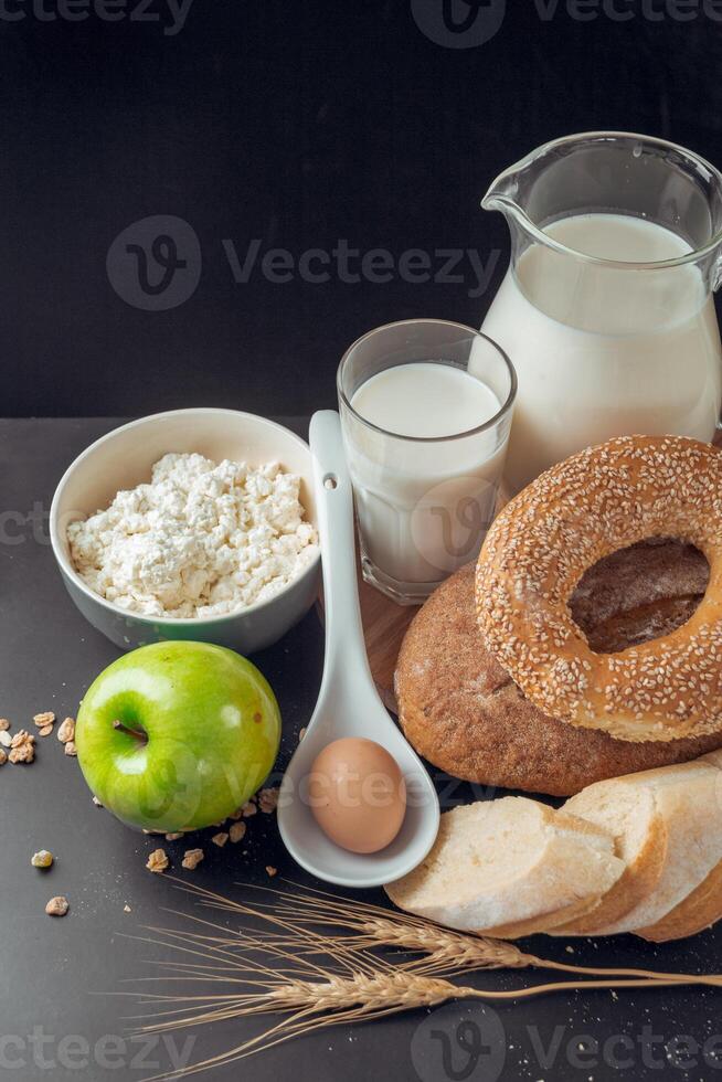 milk and bakery products photo