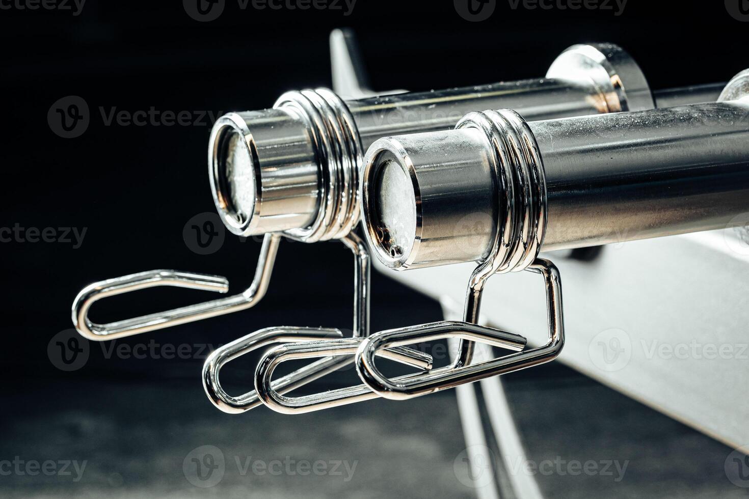 Weight lock,bar clamp, equipment for sports gym photo