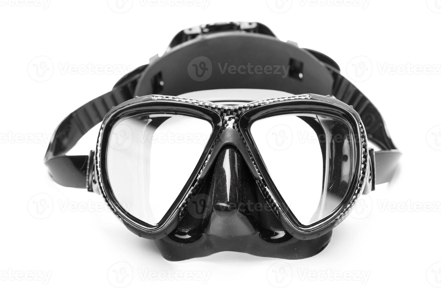 diving mask isolated on white background photo