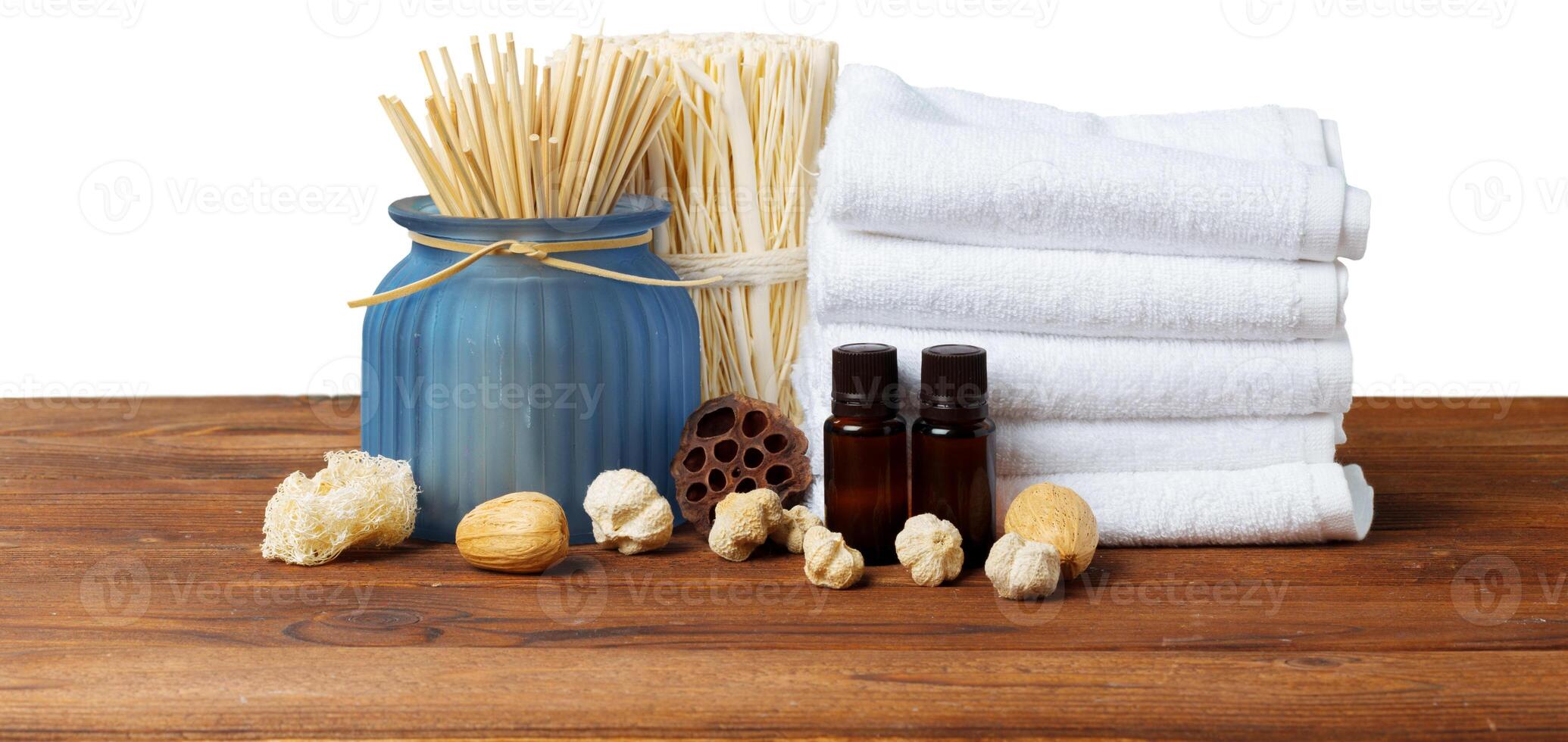 Composition of spa treatment photo