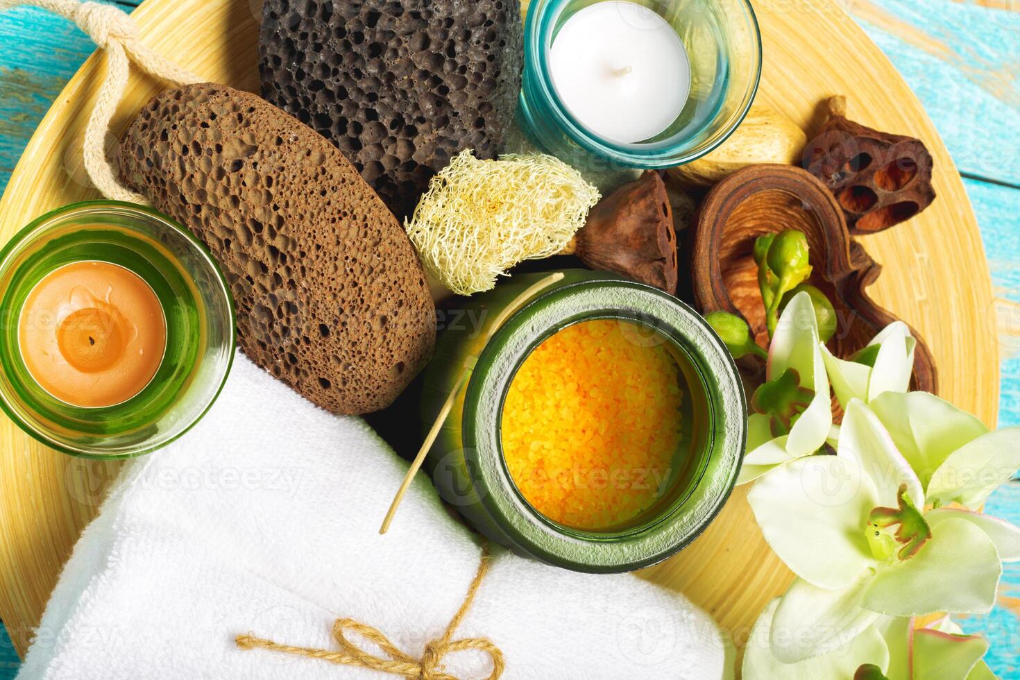 Spa background with a blank space photo