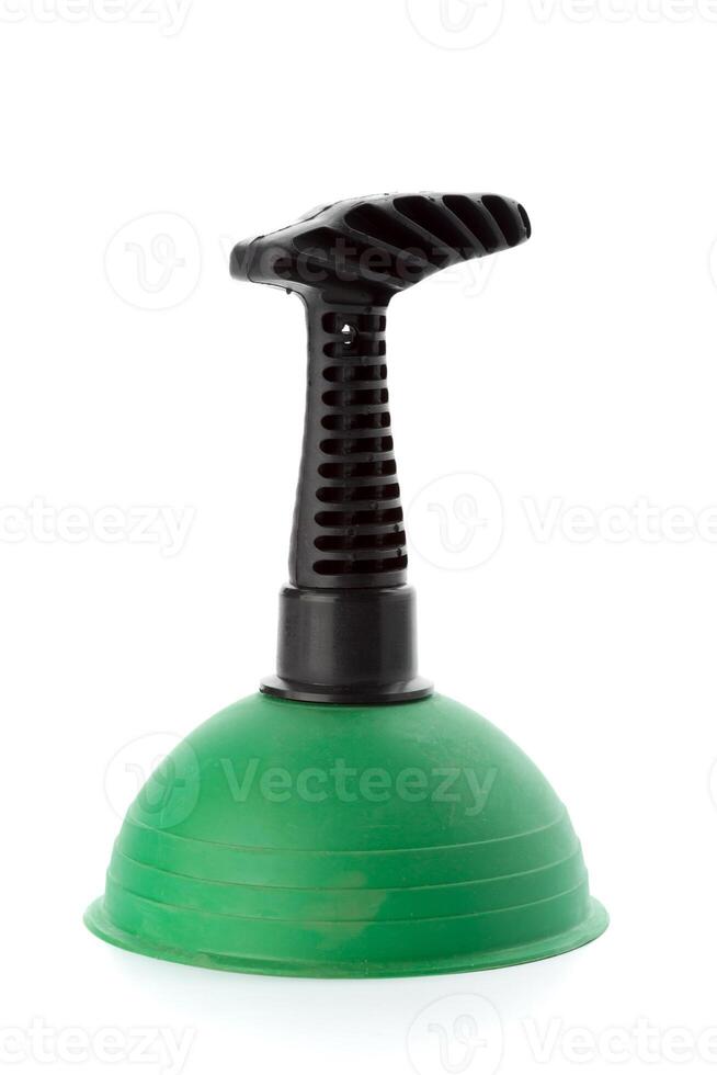 Plunger isolated on white photo