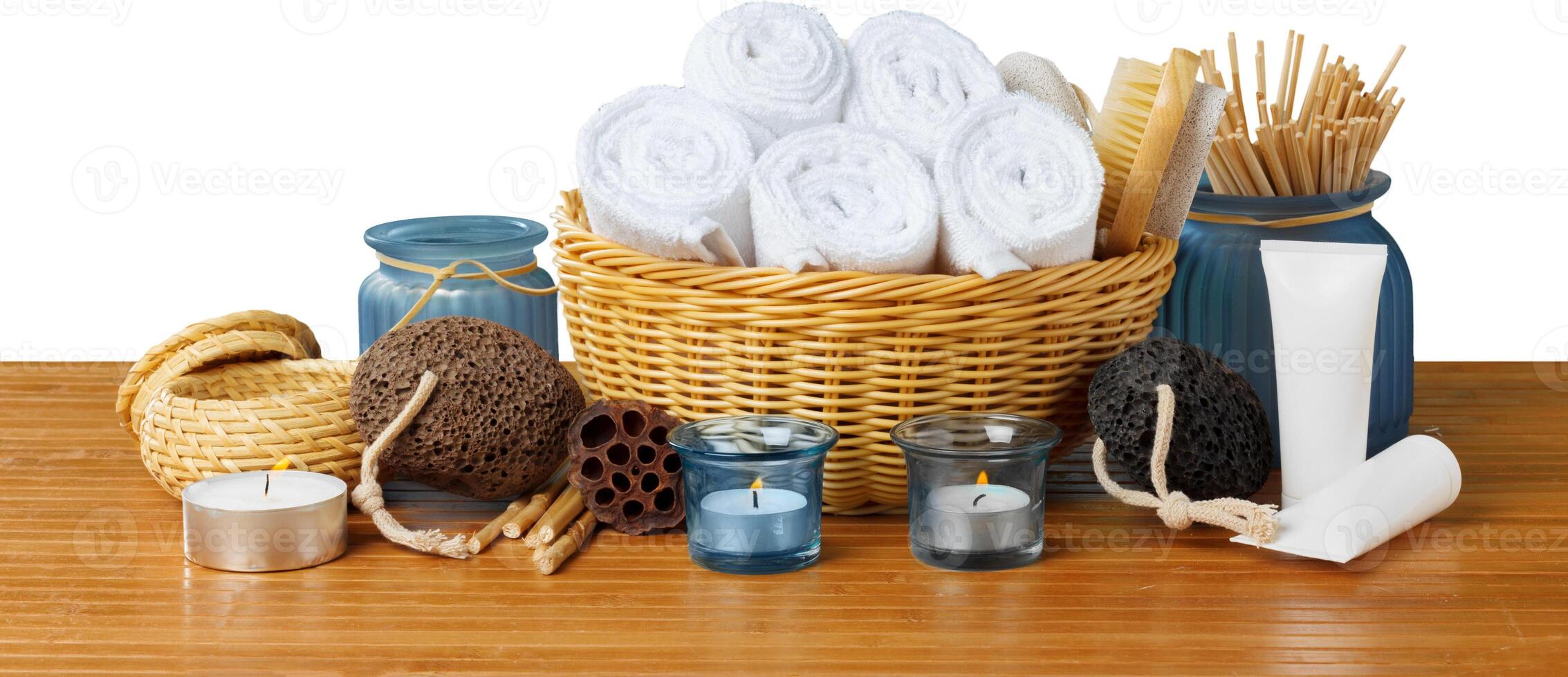 Composition of spa treatment photo