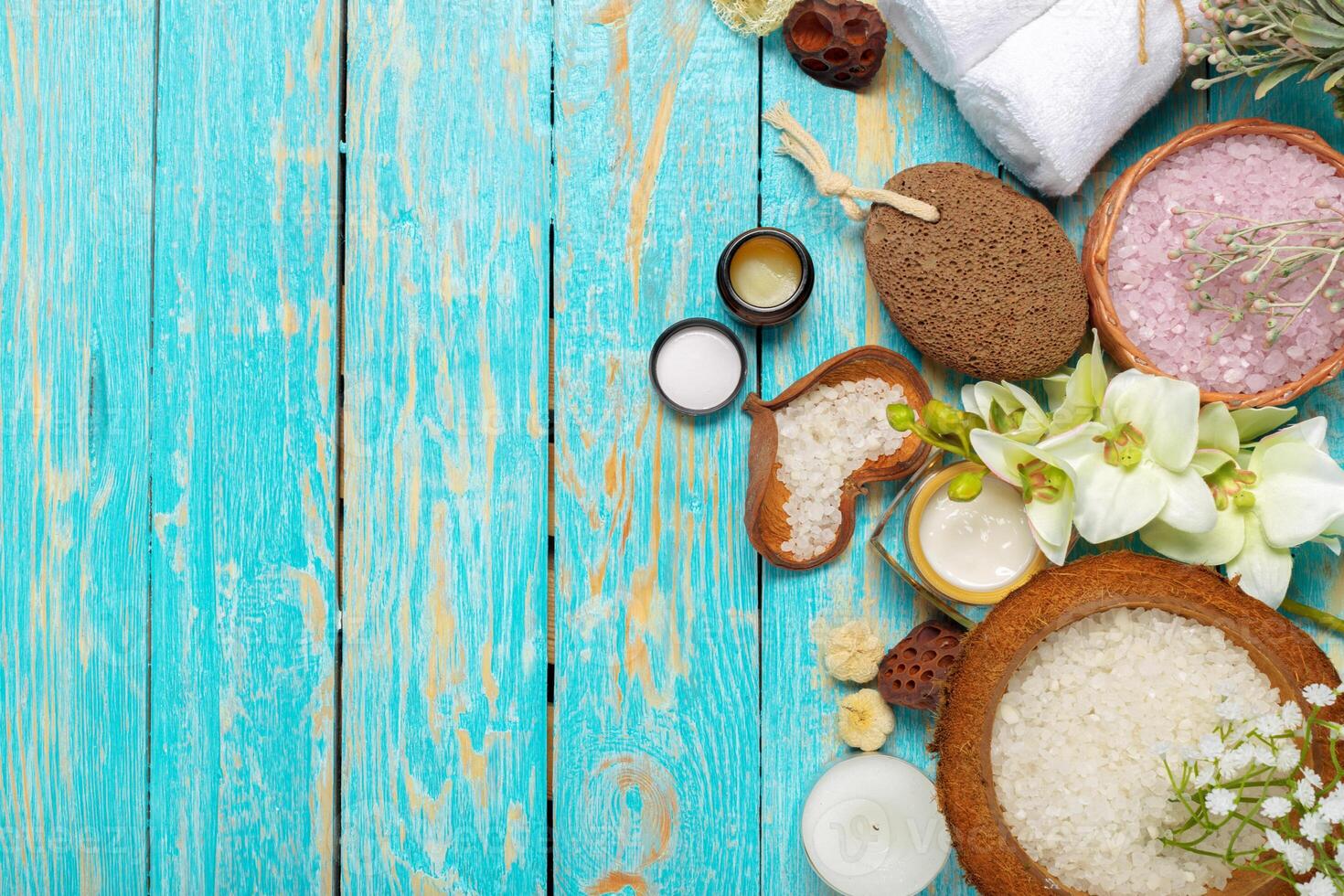 Spa background with a blank space photo