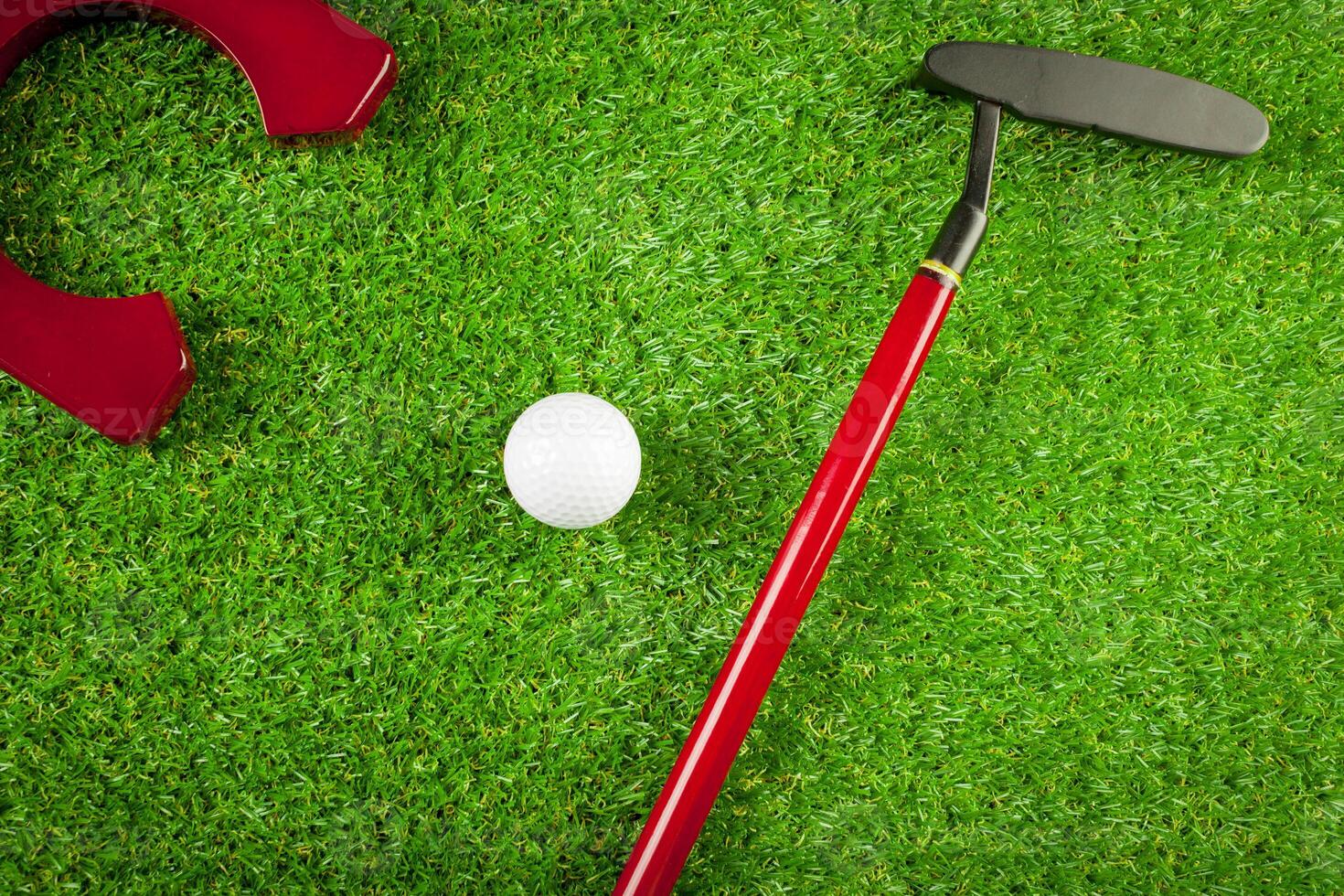 Mini golf equipment photo