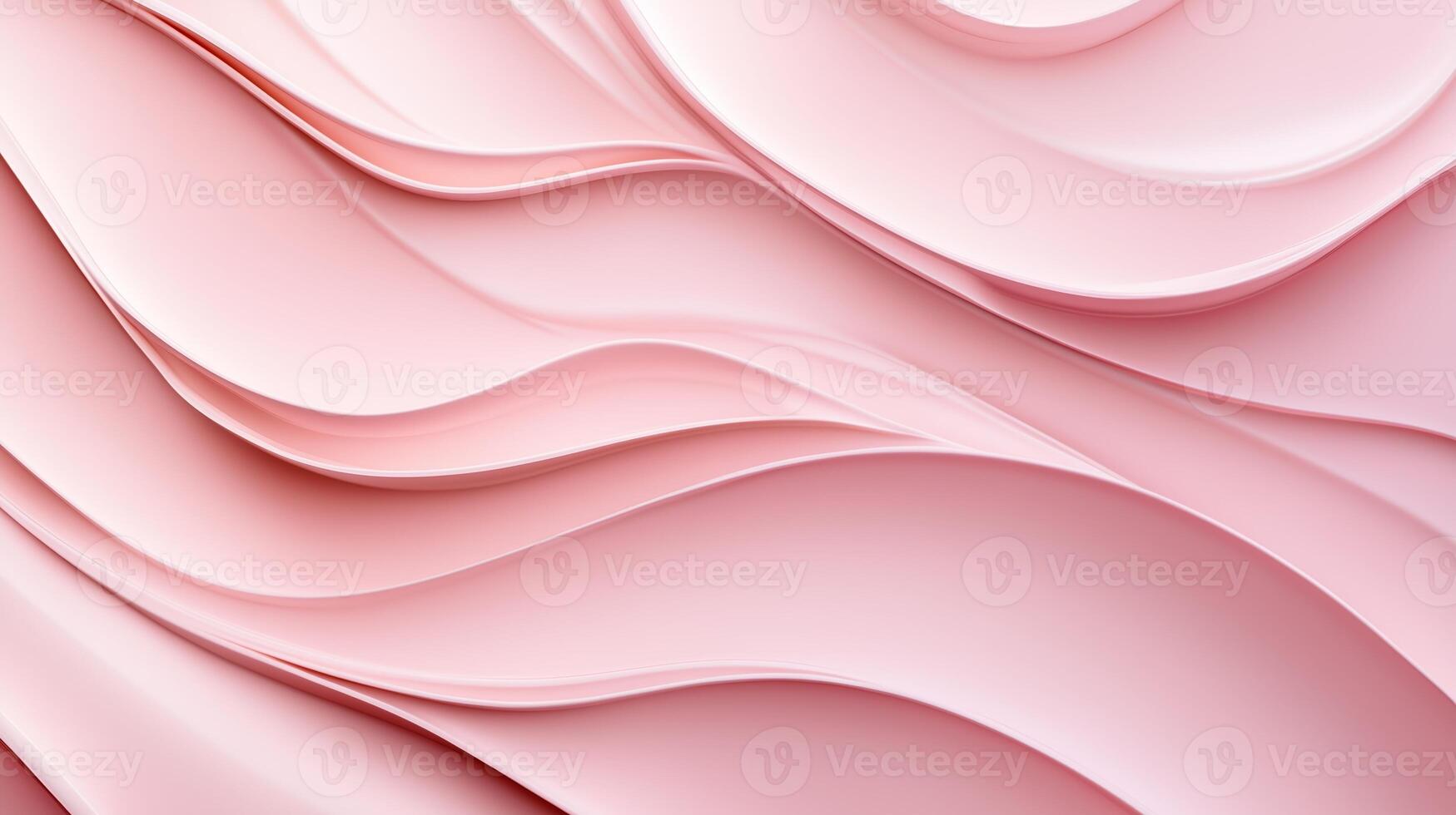 Soft pink waves of layered textures create a soothing background for artistic or design projects, evoking a sense of calm and elegance photo