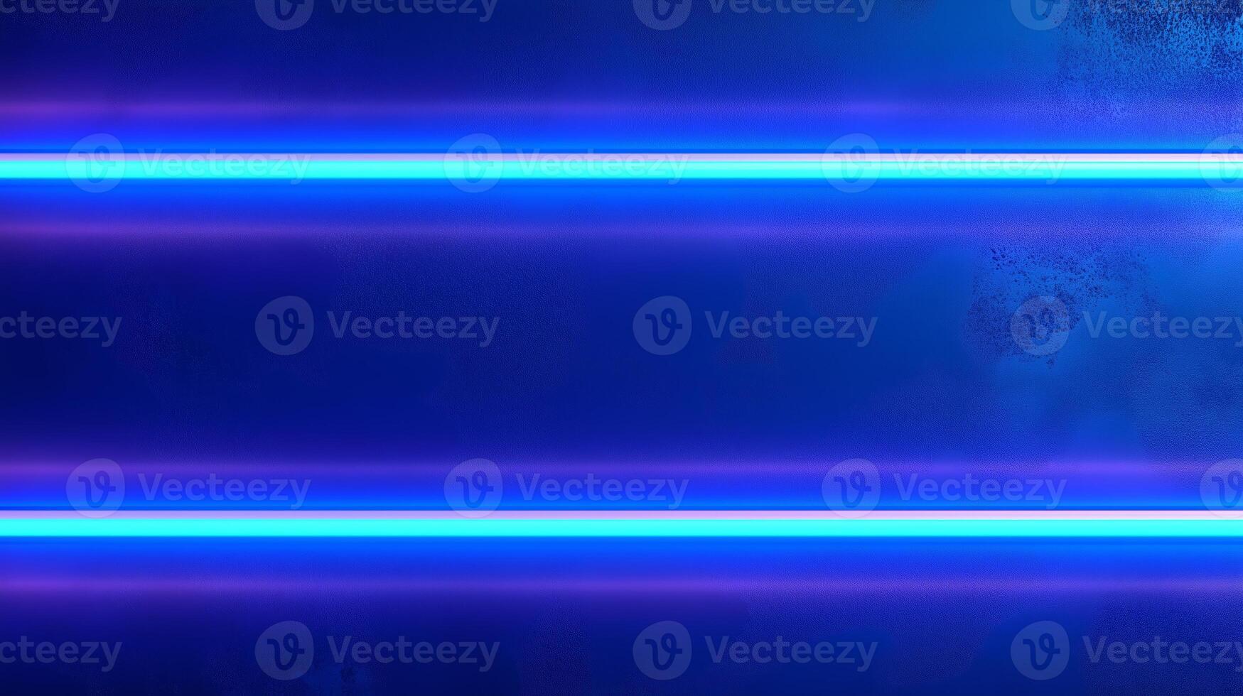 Vibrant blue neon lights create a striking effect against a dark background in a modern setting during an evening event photo