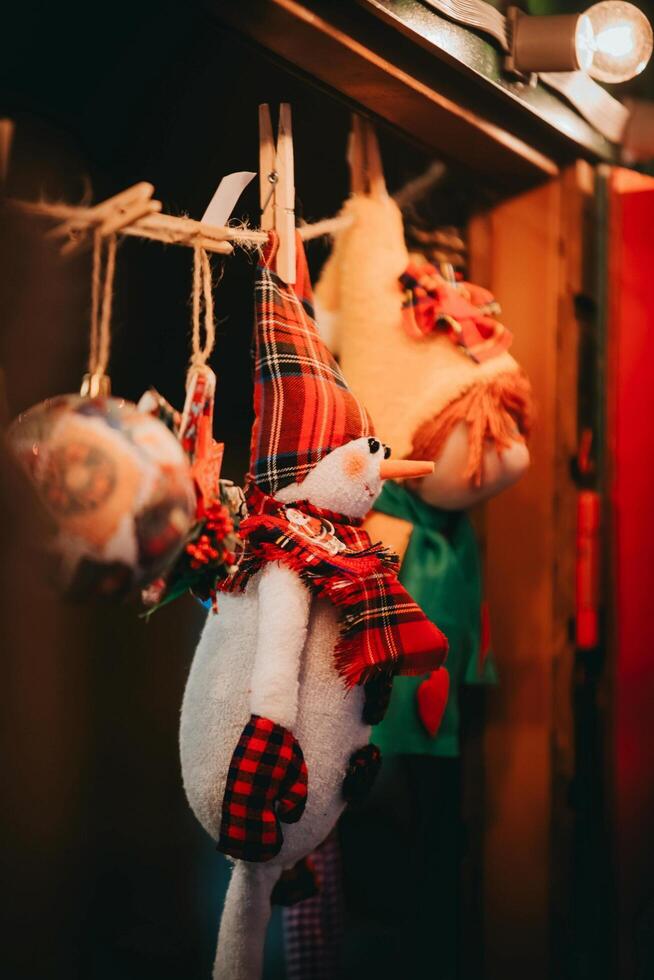 Festive Christmas Wonderland Background photo