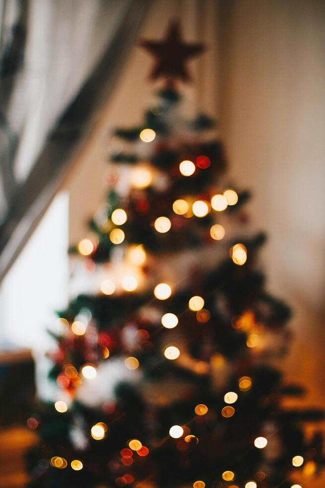Festive Christmas Wonderland Background photo
