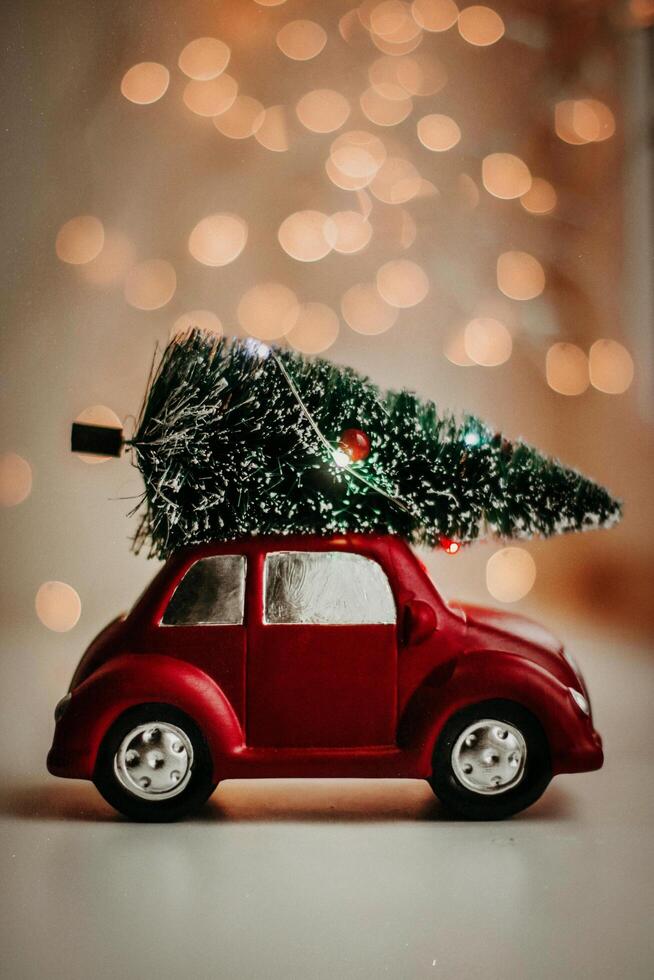 Festive Christmas Wonderland Background photo