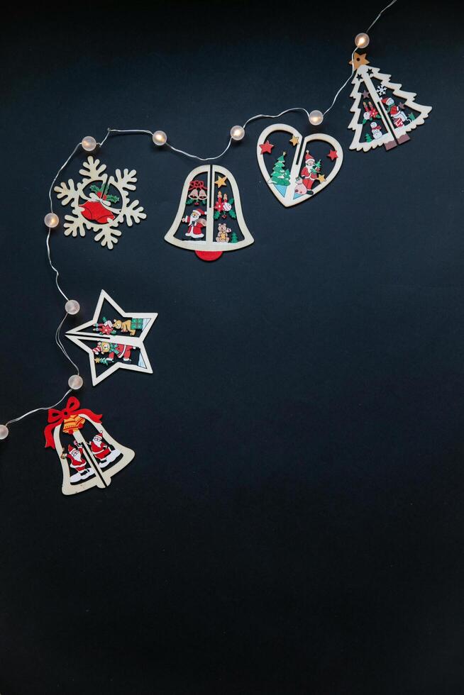 Festive Christmas Wonderland Background photo