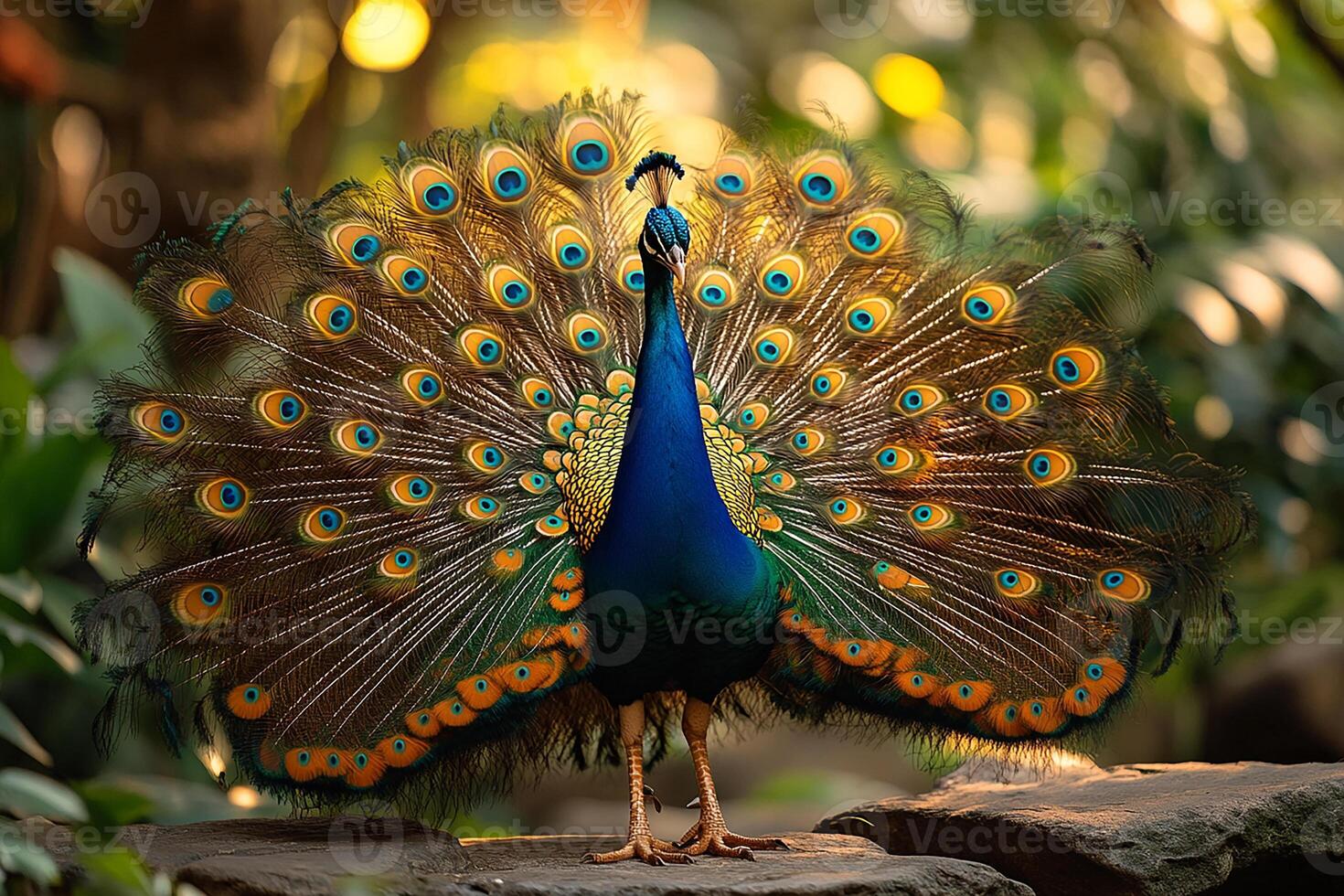 A Peacock playing in the Brazil beautiful background photo
