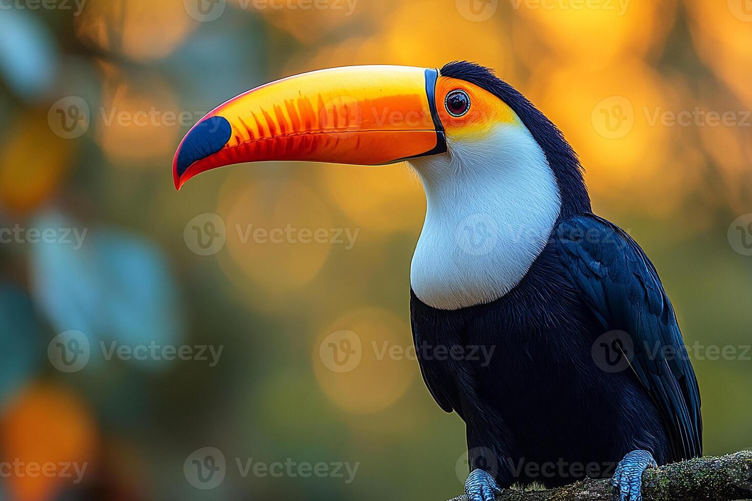 The toco toucan Ramphastos toco also known as the beautiful background photo