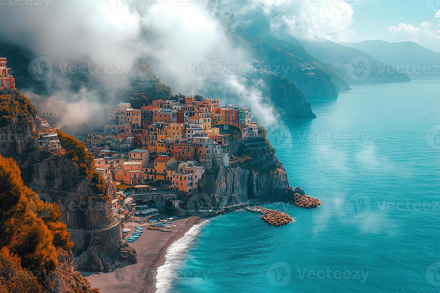 Amalfi Coast Italy is the beautiful tourist place photo