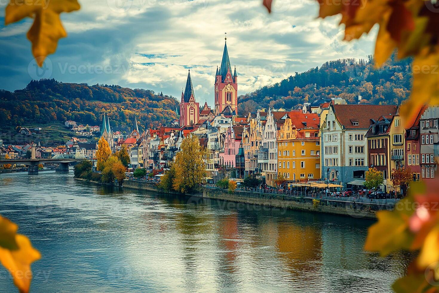 anube River Europe city is the tourist place photo