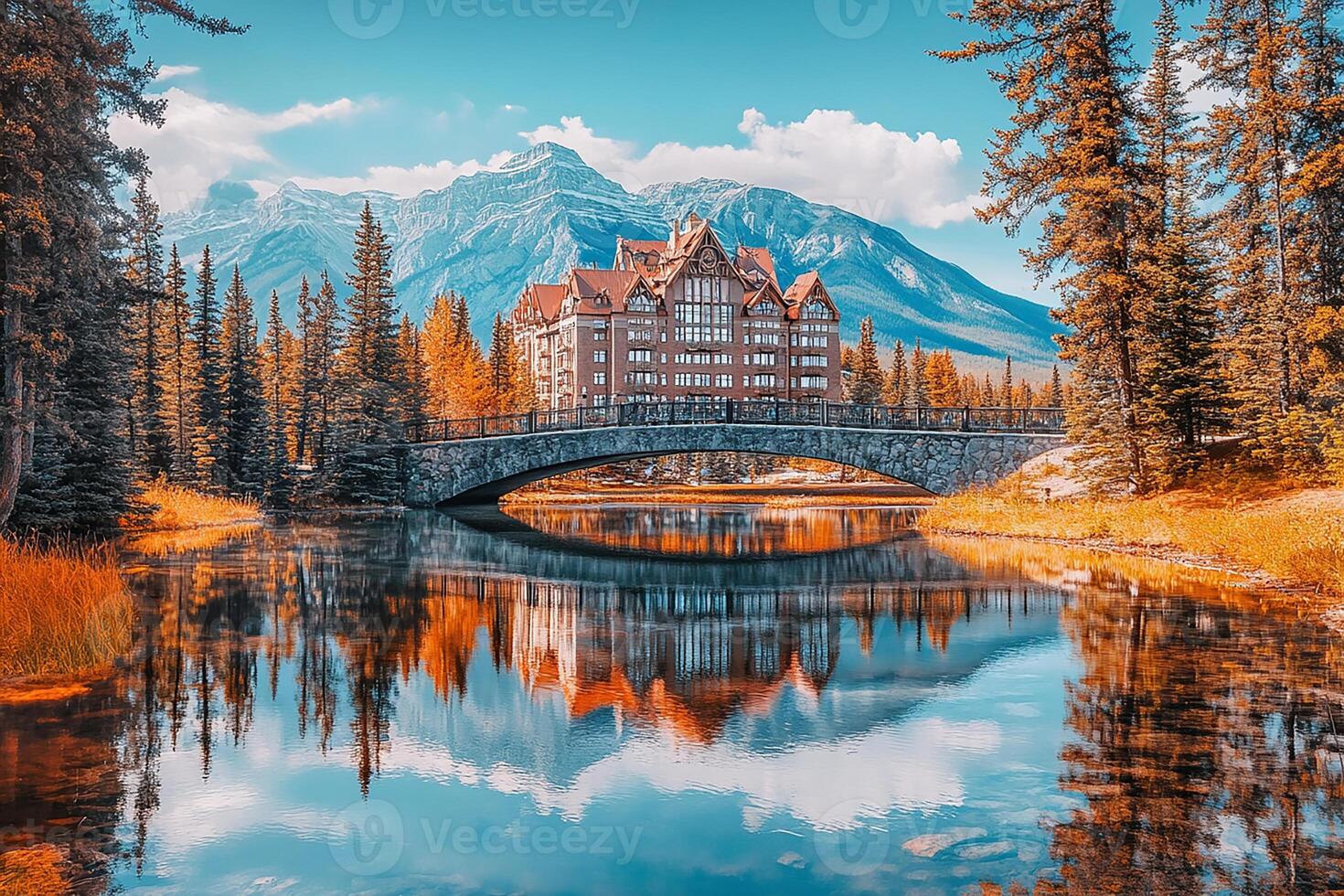 Banff National Park Canada the beautiful tourist place photo
