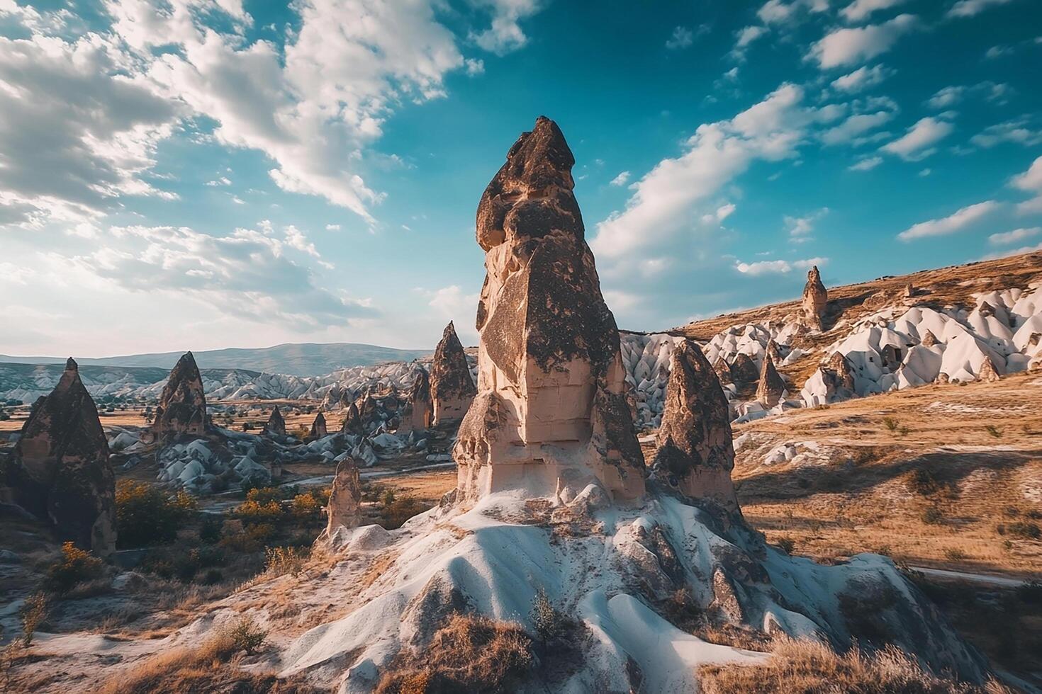 Cappadocias Fairy Chimneys Turkey the beautiful place photo