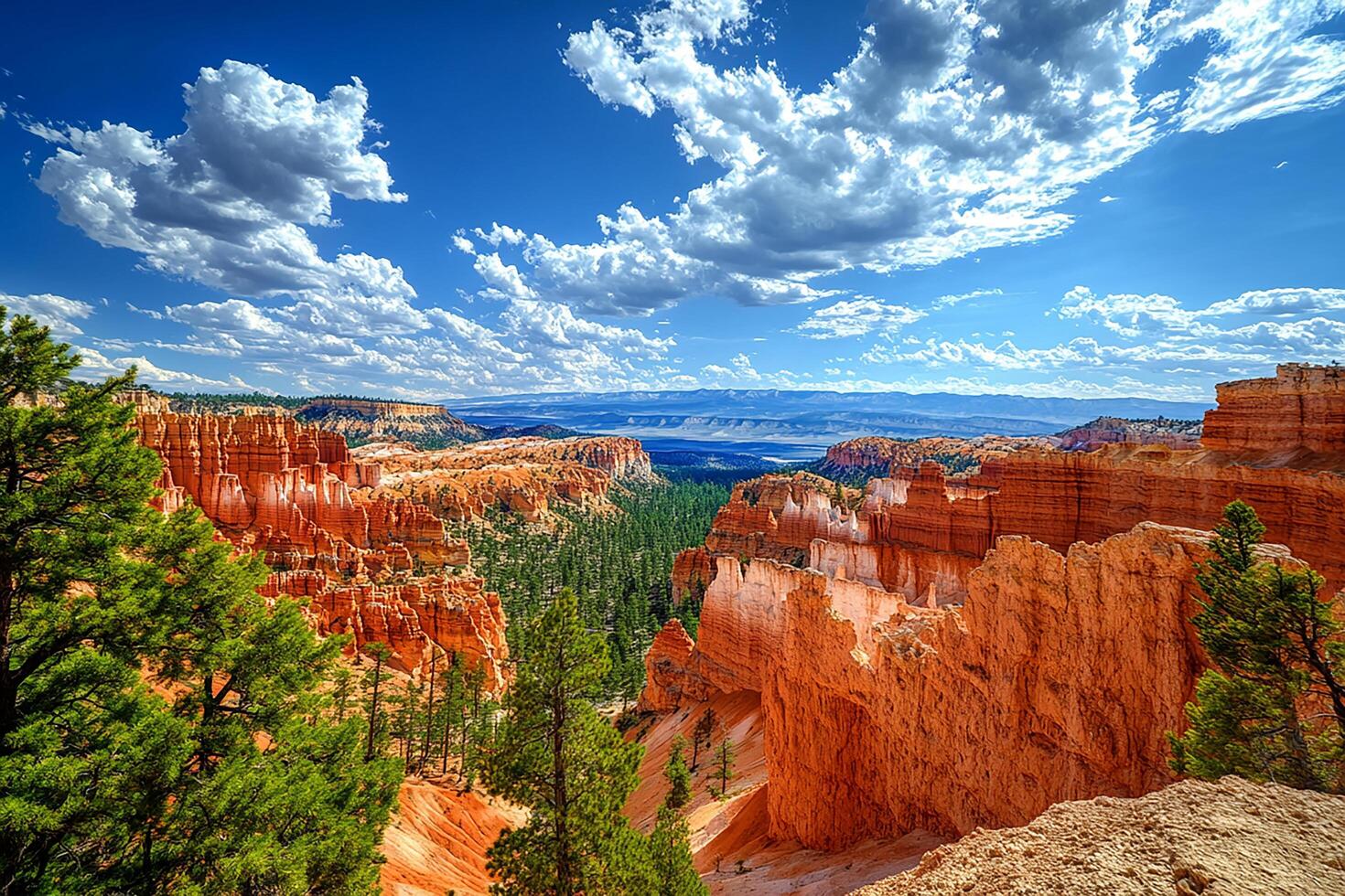 Bryce Canyon Utah USA the beautiful tourist place photo