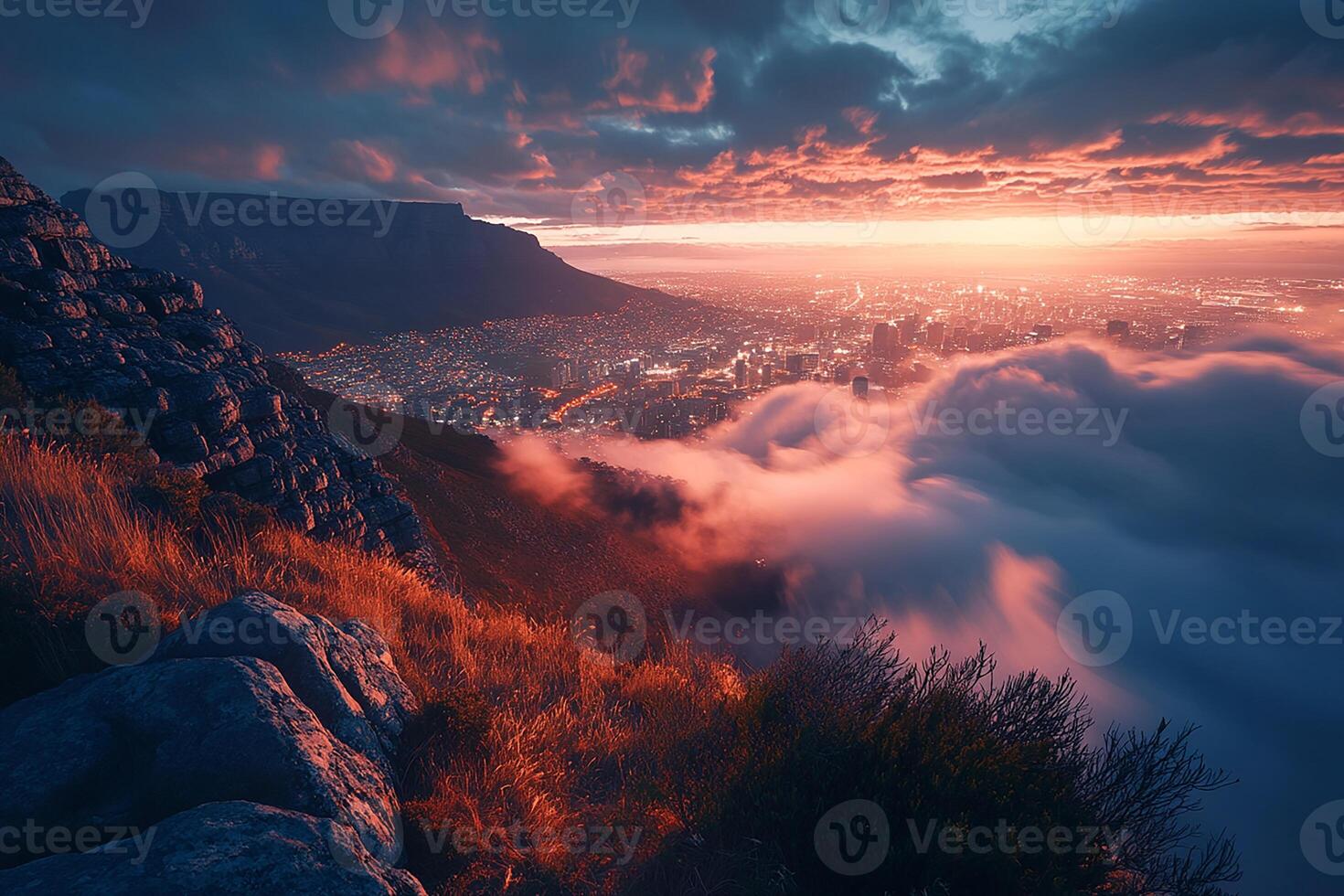 Cape Town South Africa city is the beautiful tourist place photo