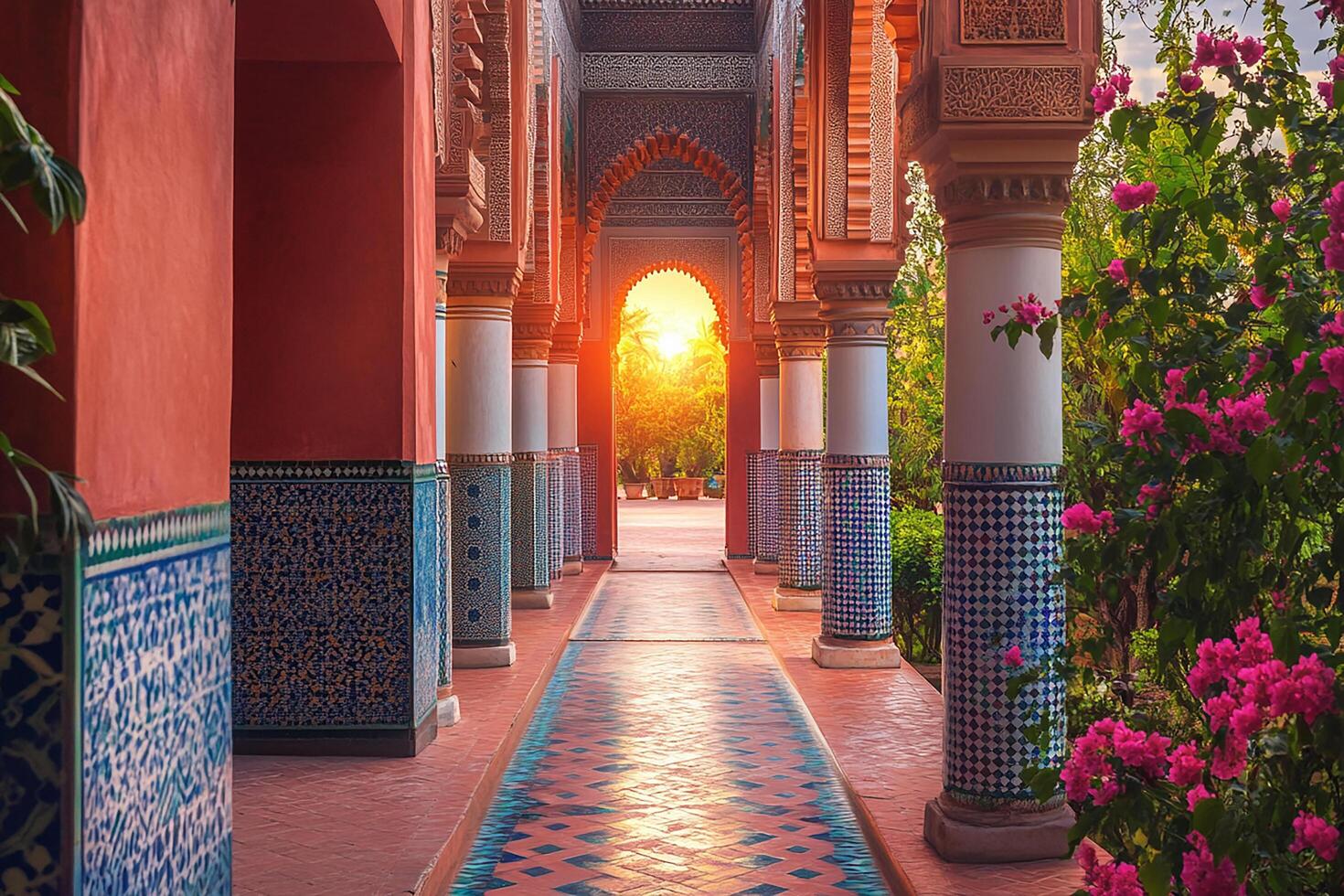 Marrakech Morocco is the beautiful place beautiful background photo