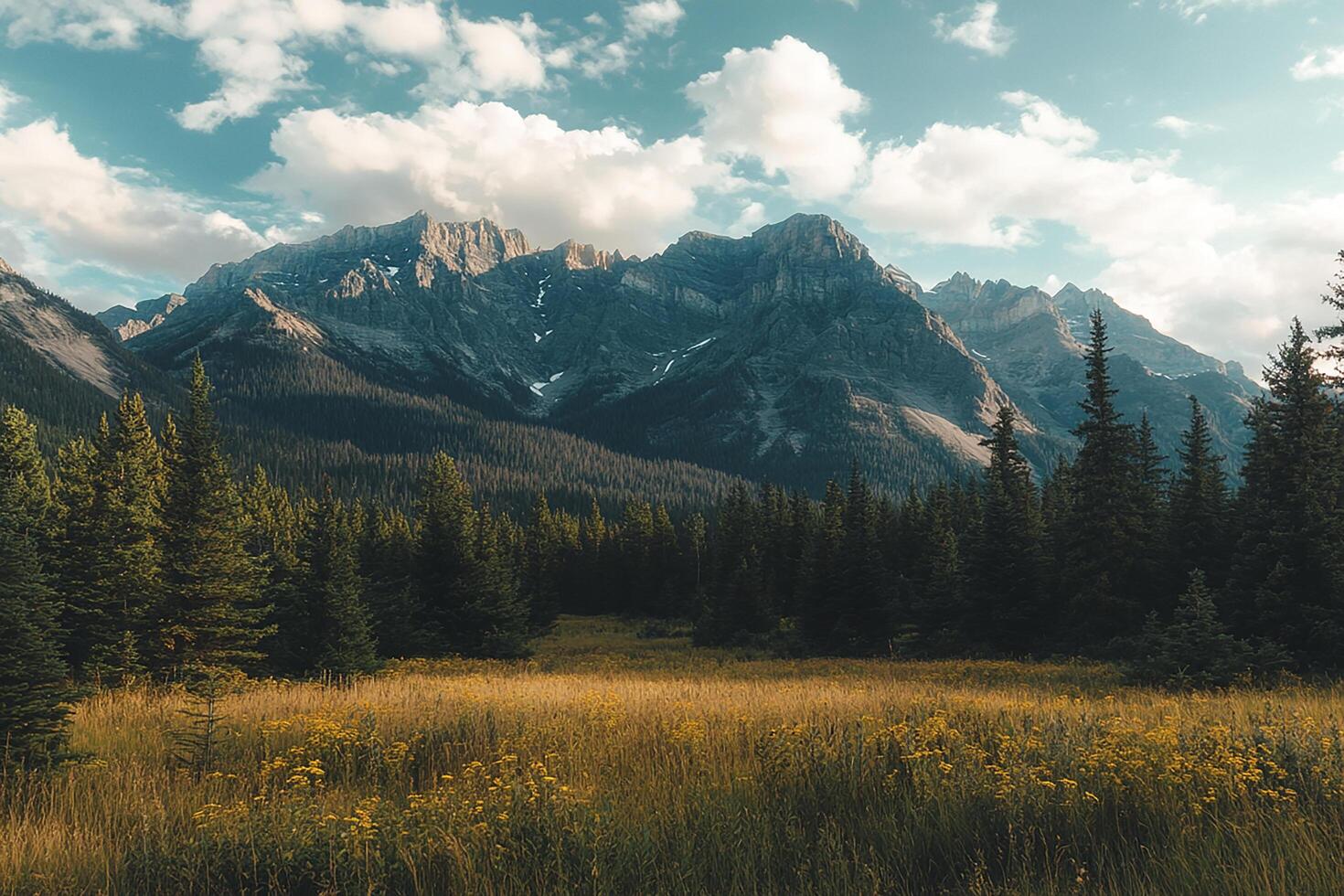 Rocky Mountains USACanada is the beautiful background photo