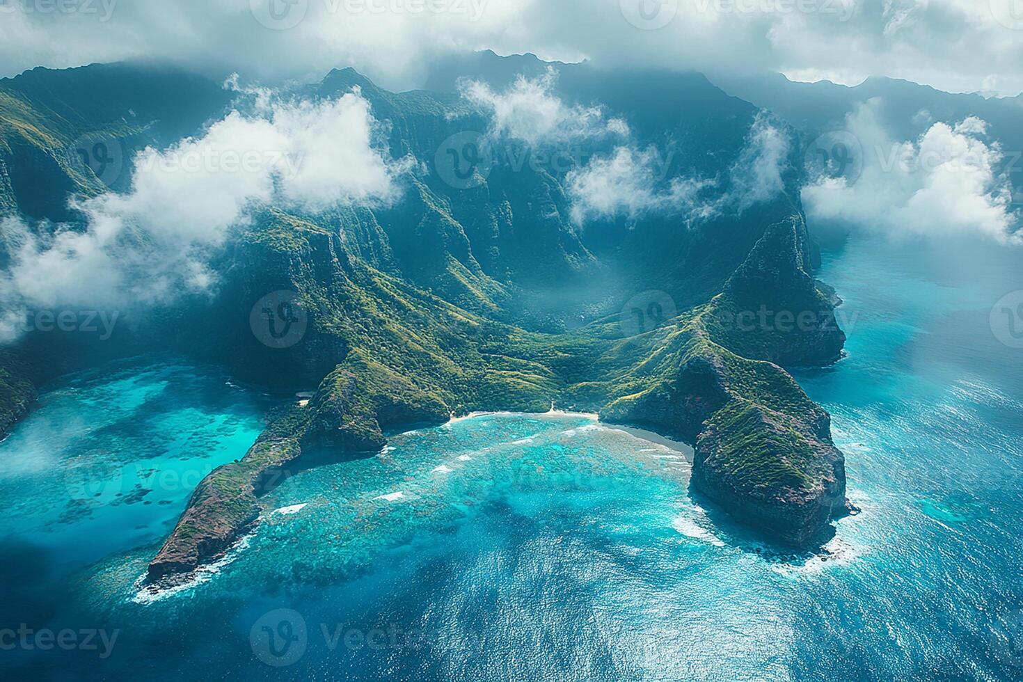 Lord Howe Island Australia top view place beautiful background photo