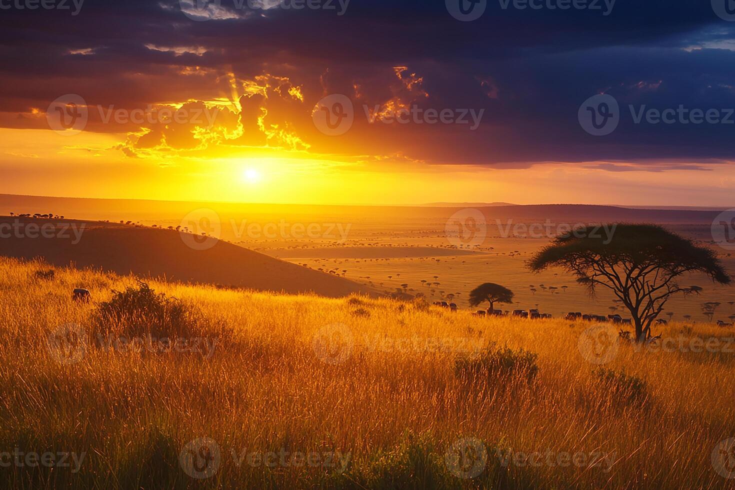 Maasai Mara Kenya the tourist place beautiful background photo