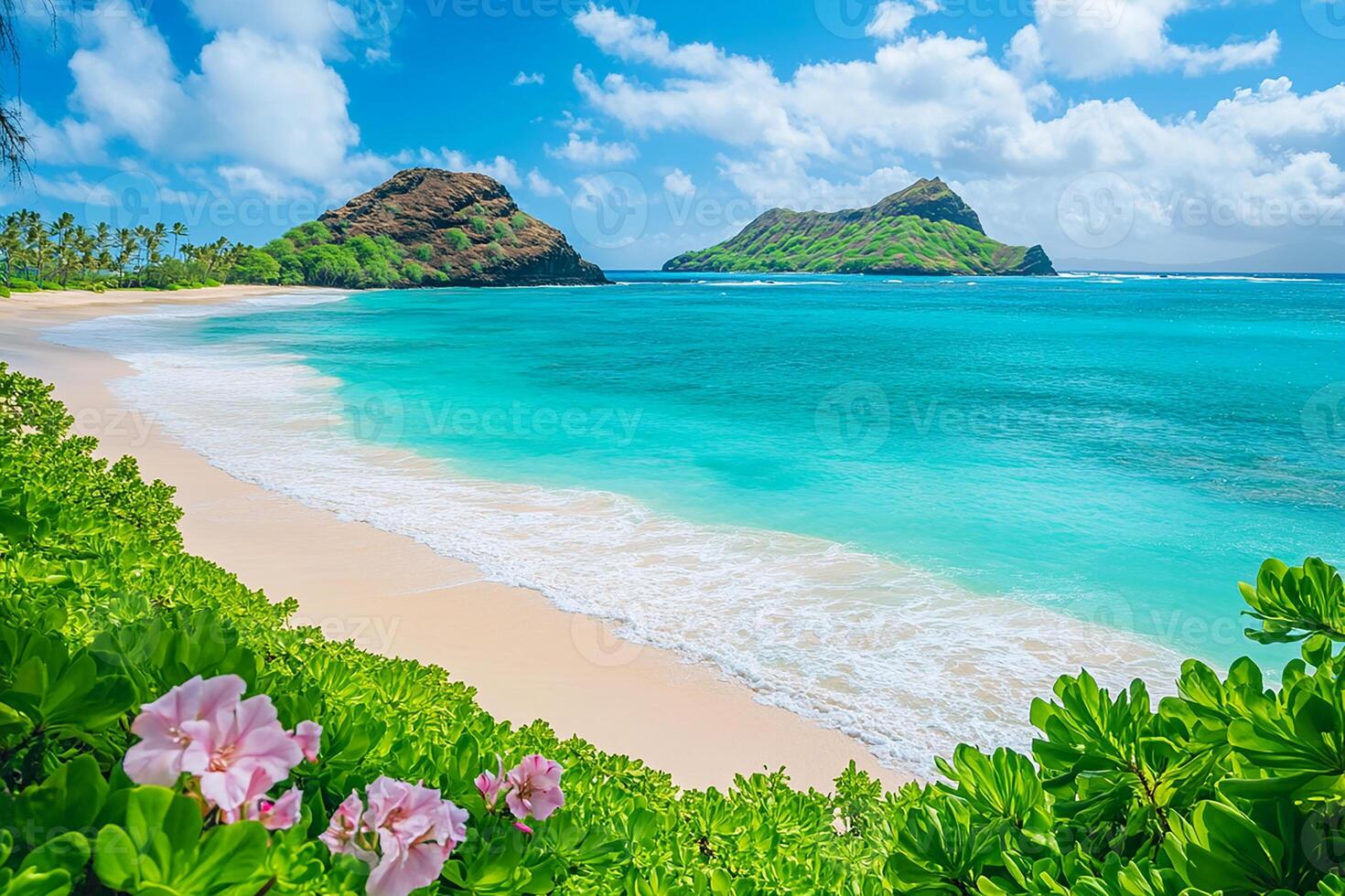 Lanikai Beach Hawaii USA is the beautiful tourist place beautiful background photo