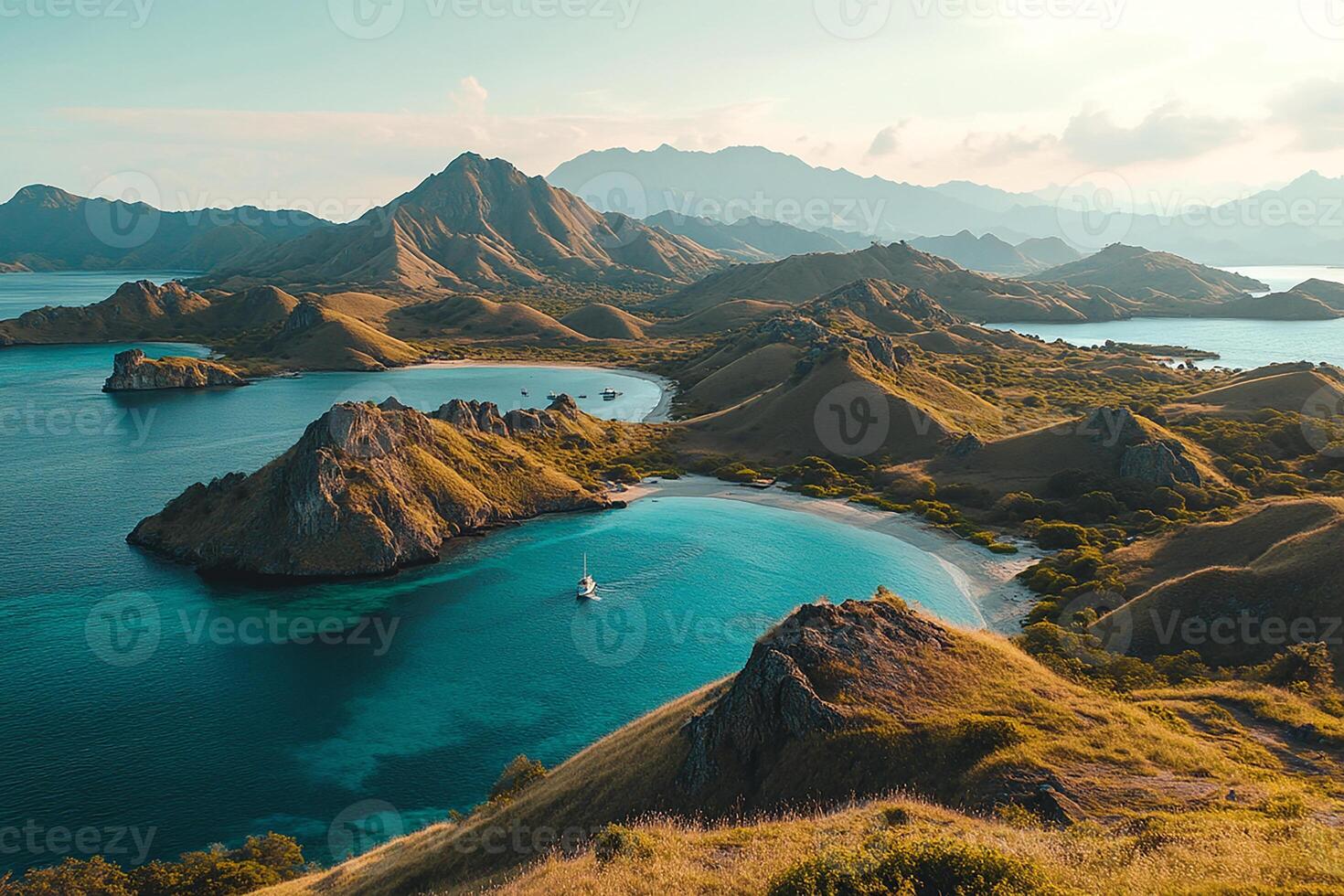 Komodo Island Indonesia is the beautiful place beautiful background photo