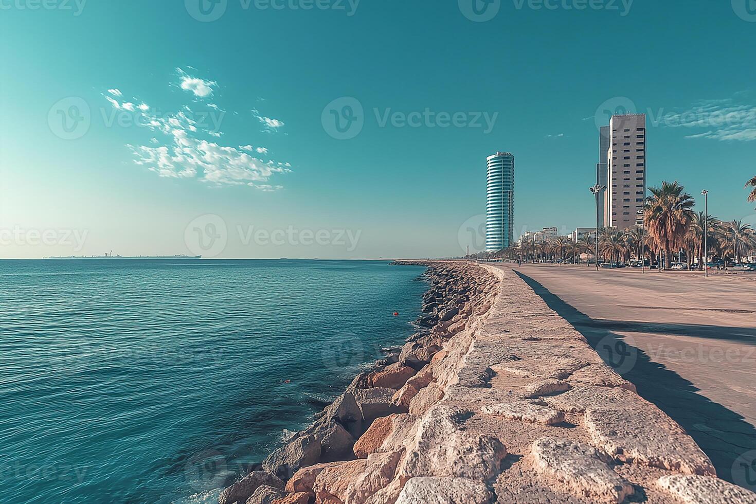 Jeddah Corniche Saudi Arabia is the beautiful tourist place beautiful background photo