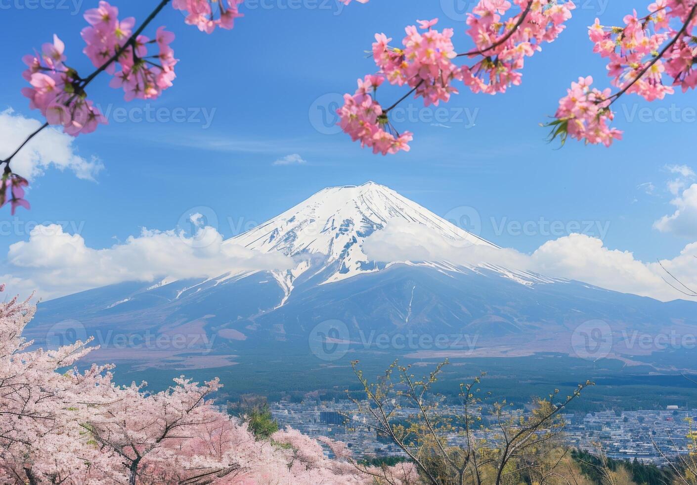 Mount fuji in japan photo