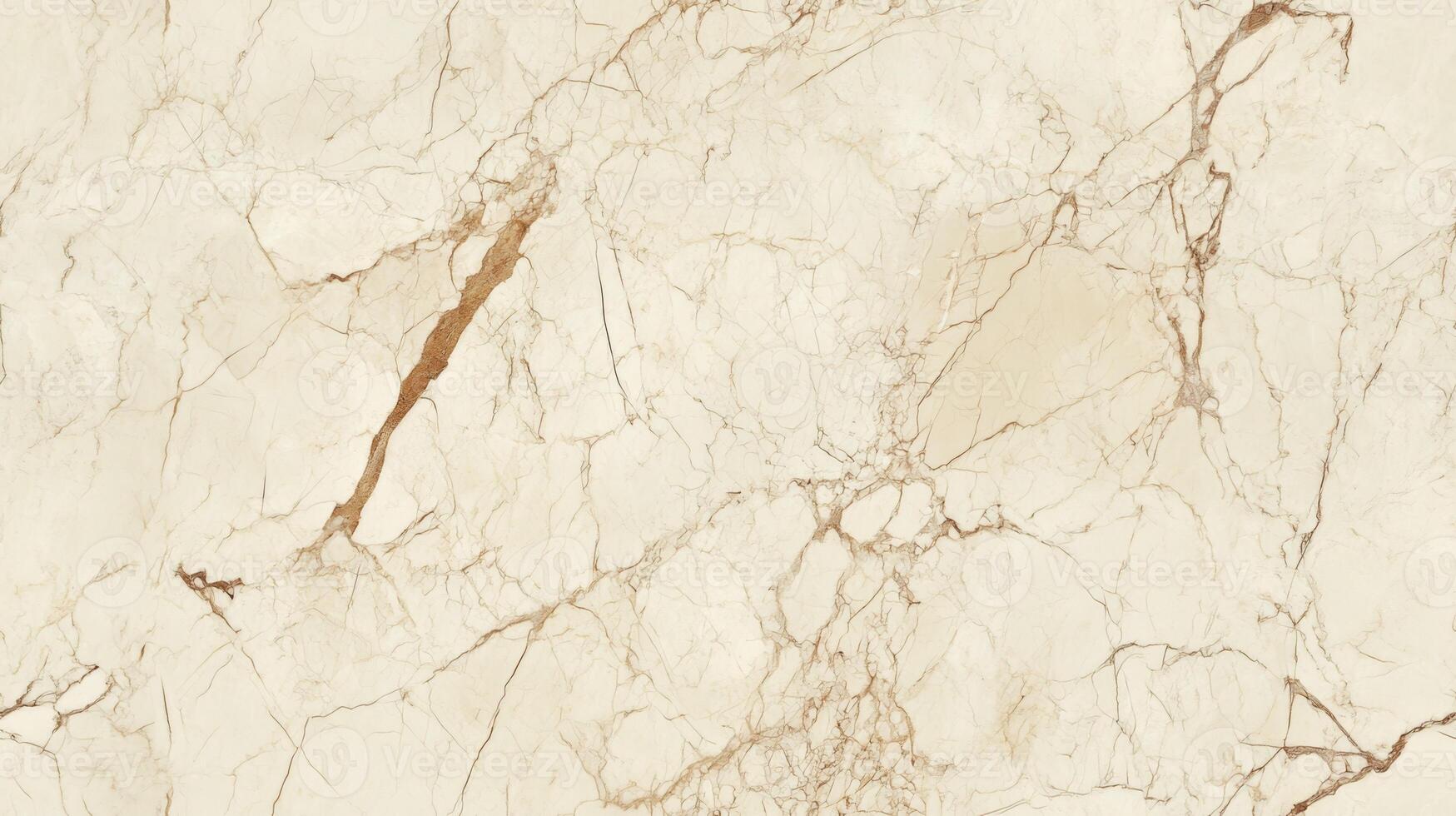 A close-up top view of beige marble with subtle brown veining, creating a warm and neutral floor texture photo