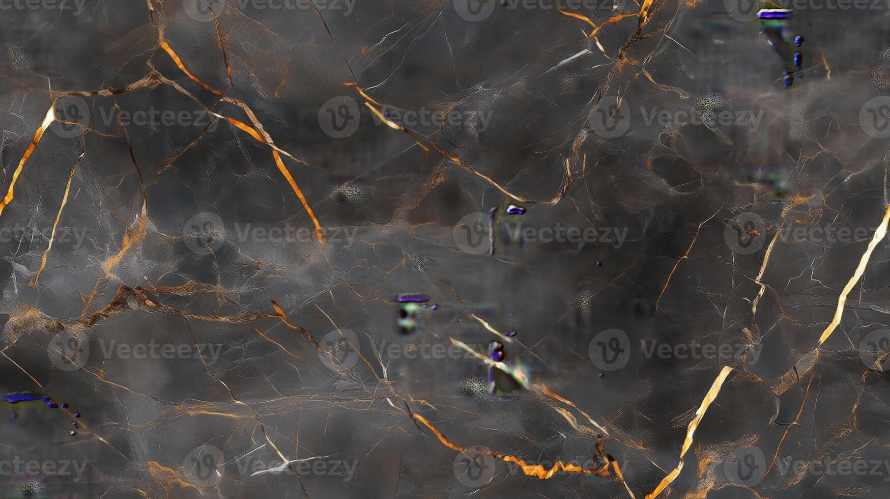 Close-up texture of dark grey marble with metallic gold veins, filling the frame with a luxurious and modern vibe photo