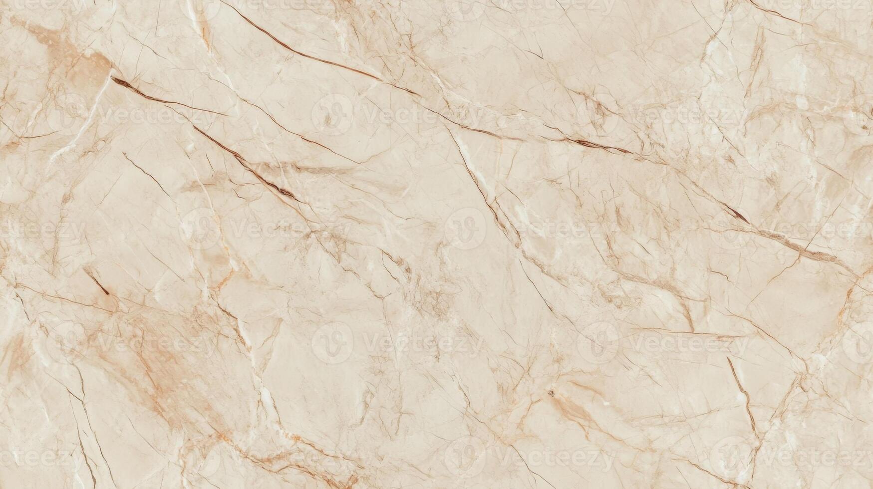 A close-up top view of beige marble with subtle brown veining, creating a warm and neutral floor texture photo