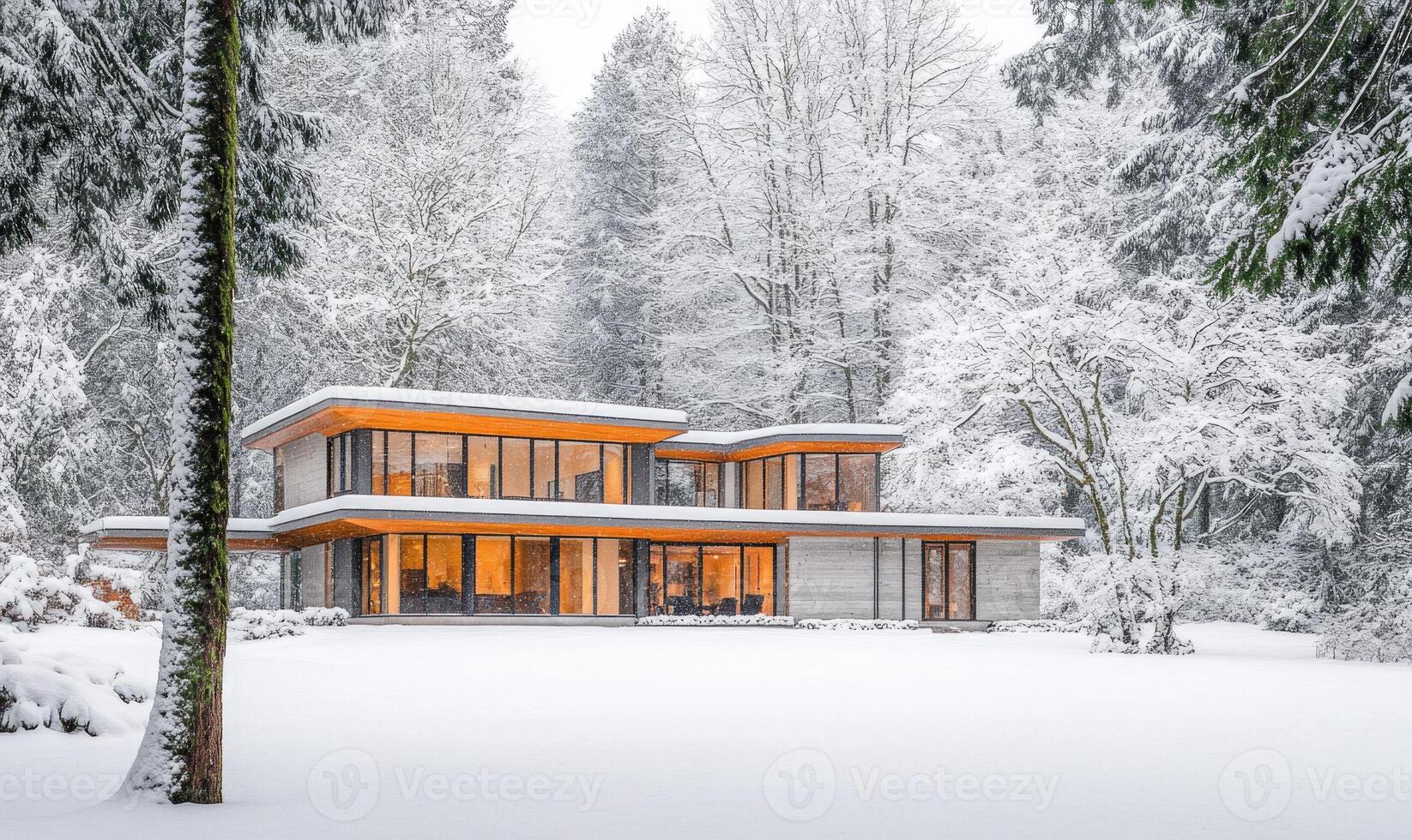 A large house with a tree in the background photo